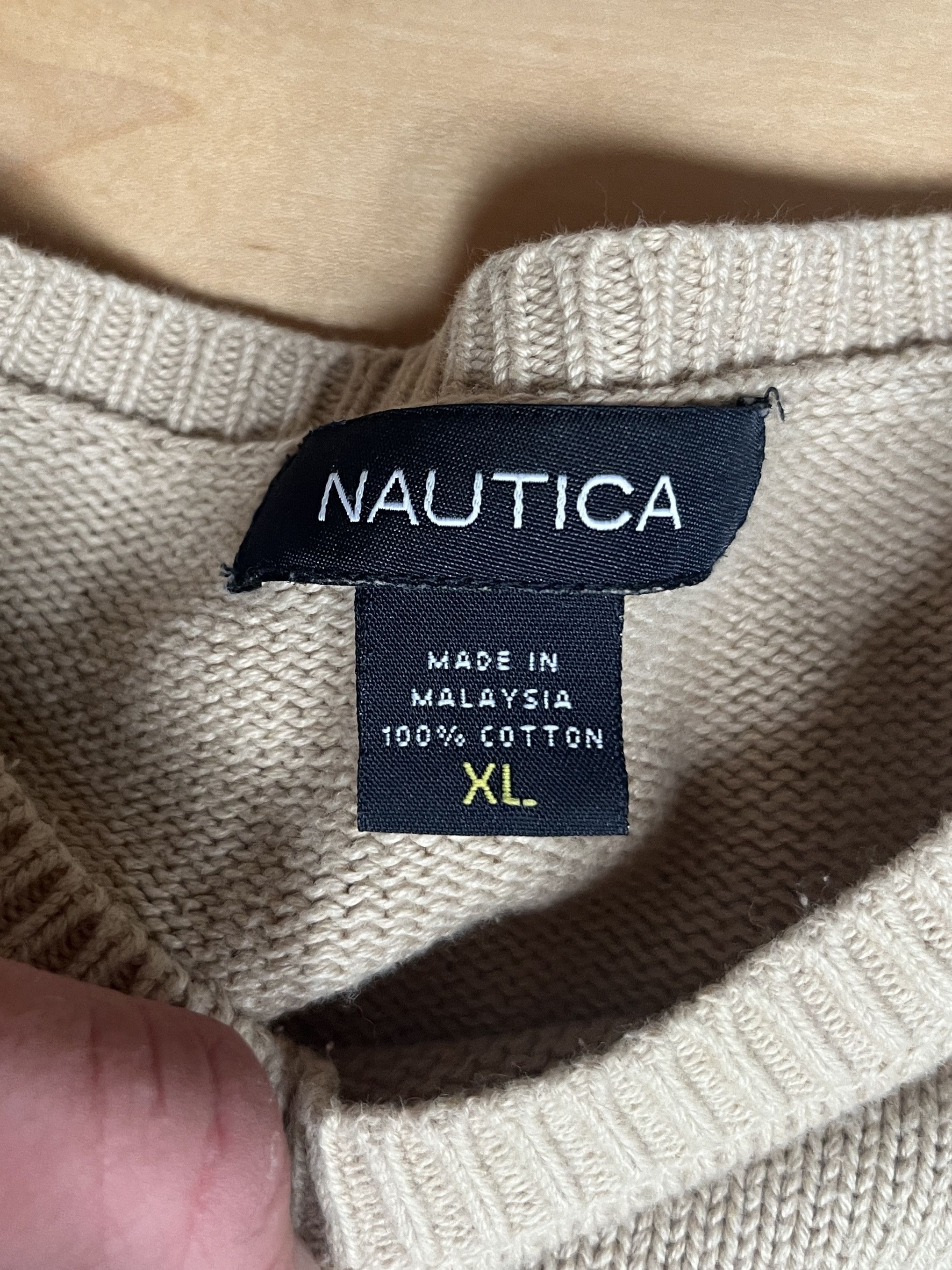 Nautica × Vintage Vintage Nautica Sweater Size US XL / EU 56 / 4 - 4 Thumbnail