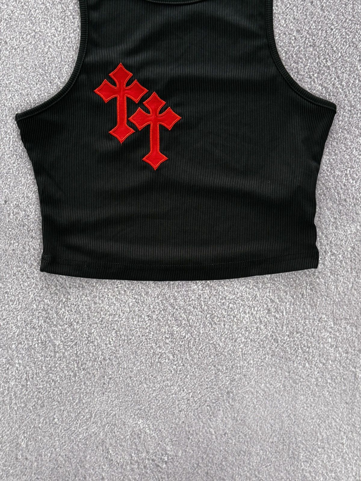 Hysteric Glamour 00s Chrome Hearts Style Glamour Crop Top Size S / US 4 / IT 40 - 3 Thumbnail
