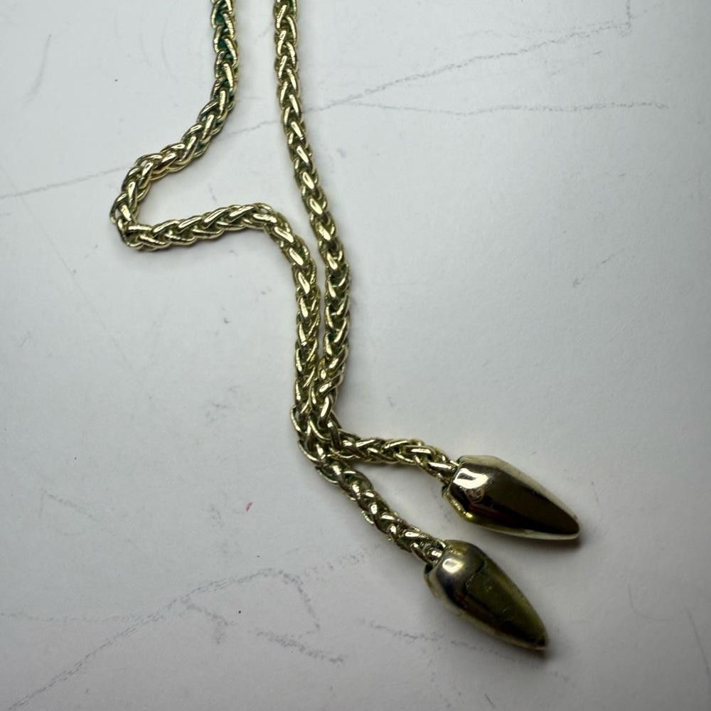 Designer Kendra Scott Kingston Bronze Vein Turquoise Fringe Necklace Size ONE SIZE - 9 Thumbnail