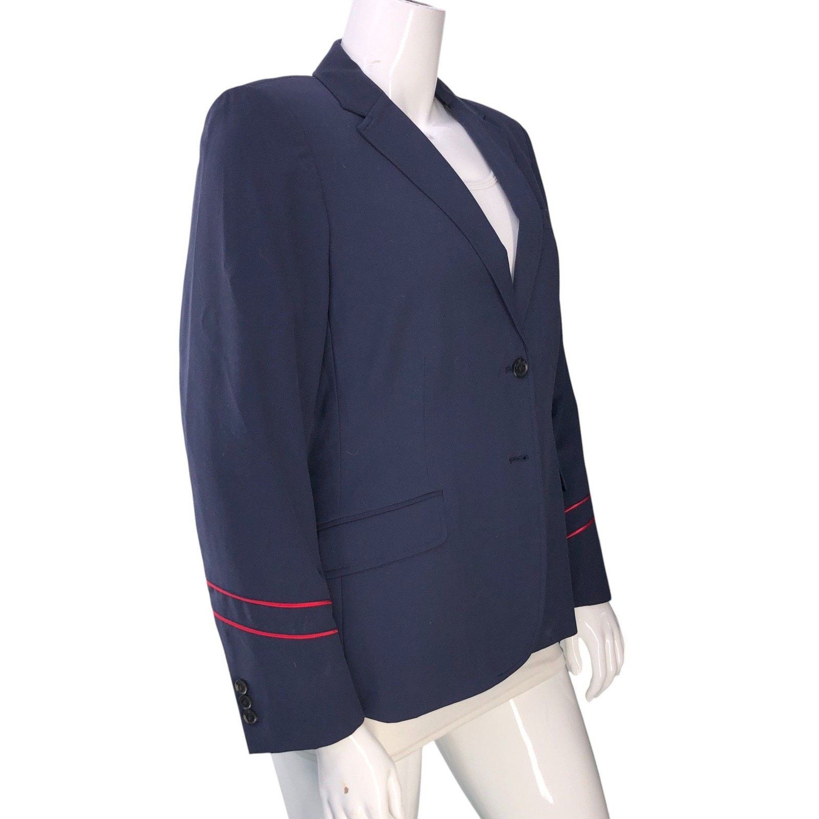 Lands' End Lands End American Airlines Blazer Womens 16 Uniform NWOT Size XXL / US 16-18 / IT 52-54 - 13 Thumbnail