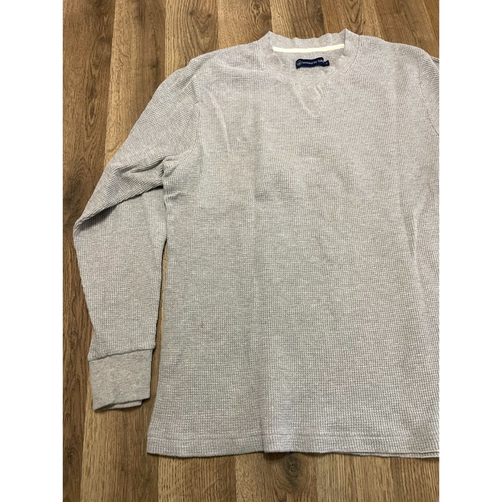 Vintage United by Blue Shirt Men L Gray Long Sleeve T-Shirt Regular Vintage No Size US L / EU 52-54 / 3 - 3 Thumbnail