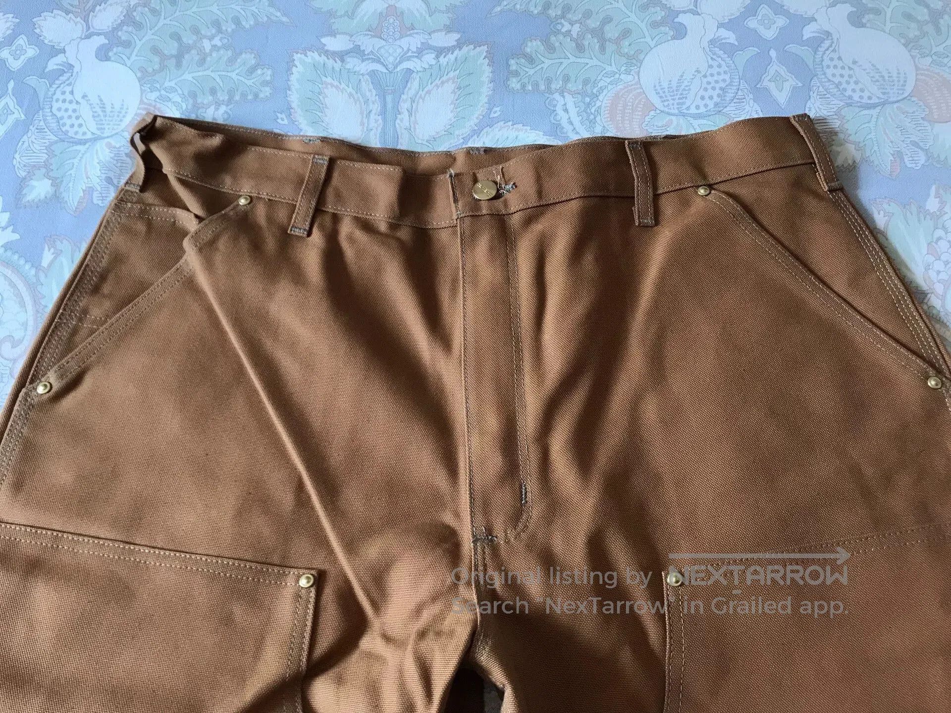 Carhartt Carhartt B01 Brown Canvas Double Knee Pants. Size US 38 / EU 54 - 4 Thumbnail