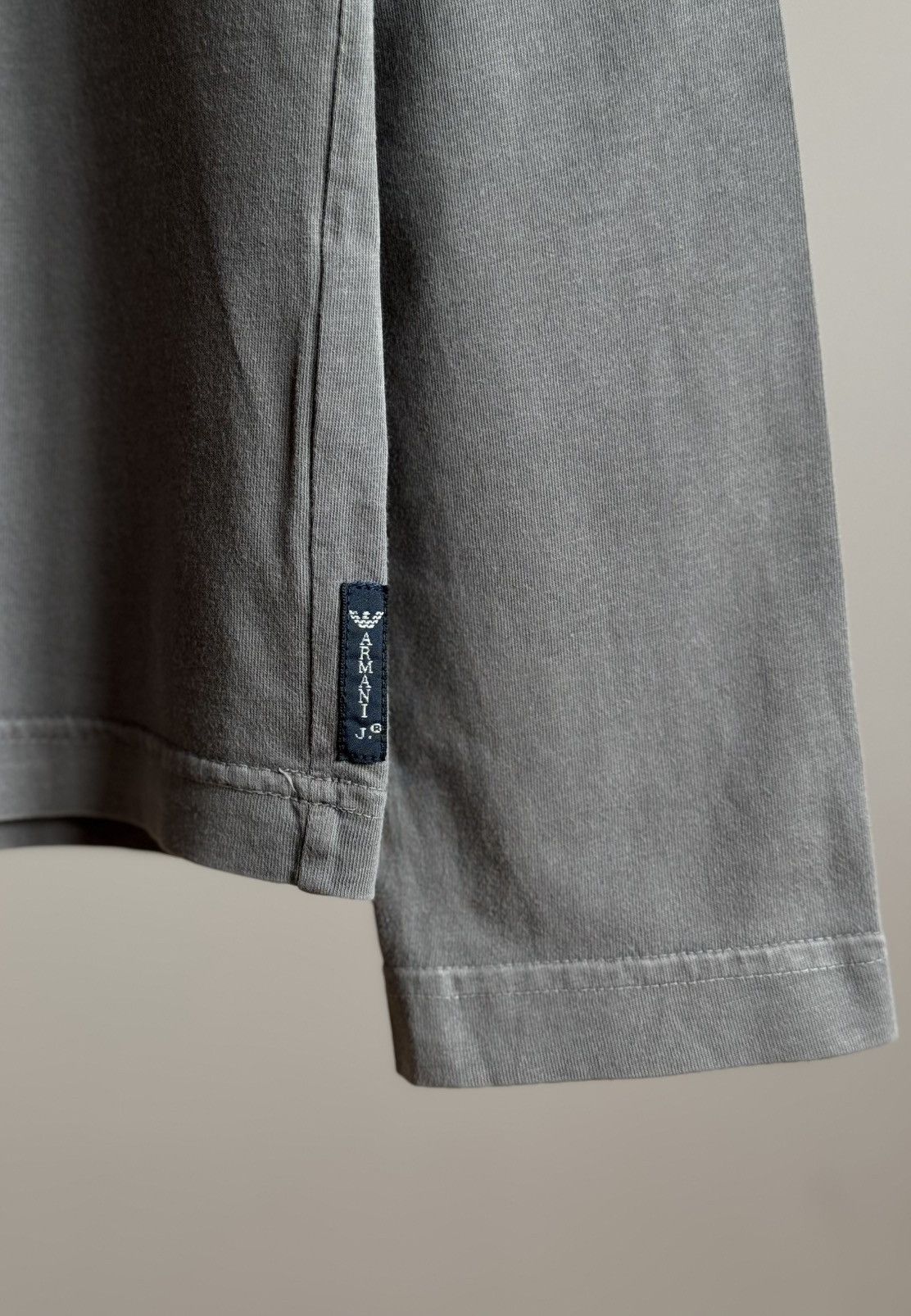Armani Vintage Armani Jeans Big Logo Long Sleeve T-shirt Size US M / EU 48-50 / 2 - 3 Thumbnail
