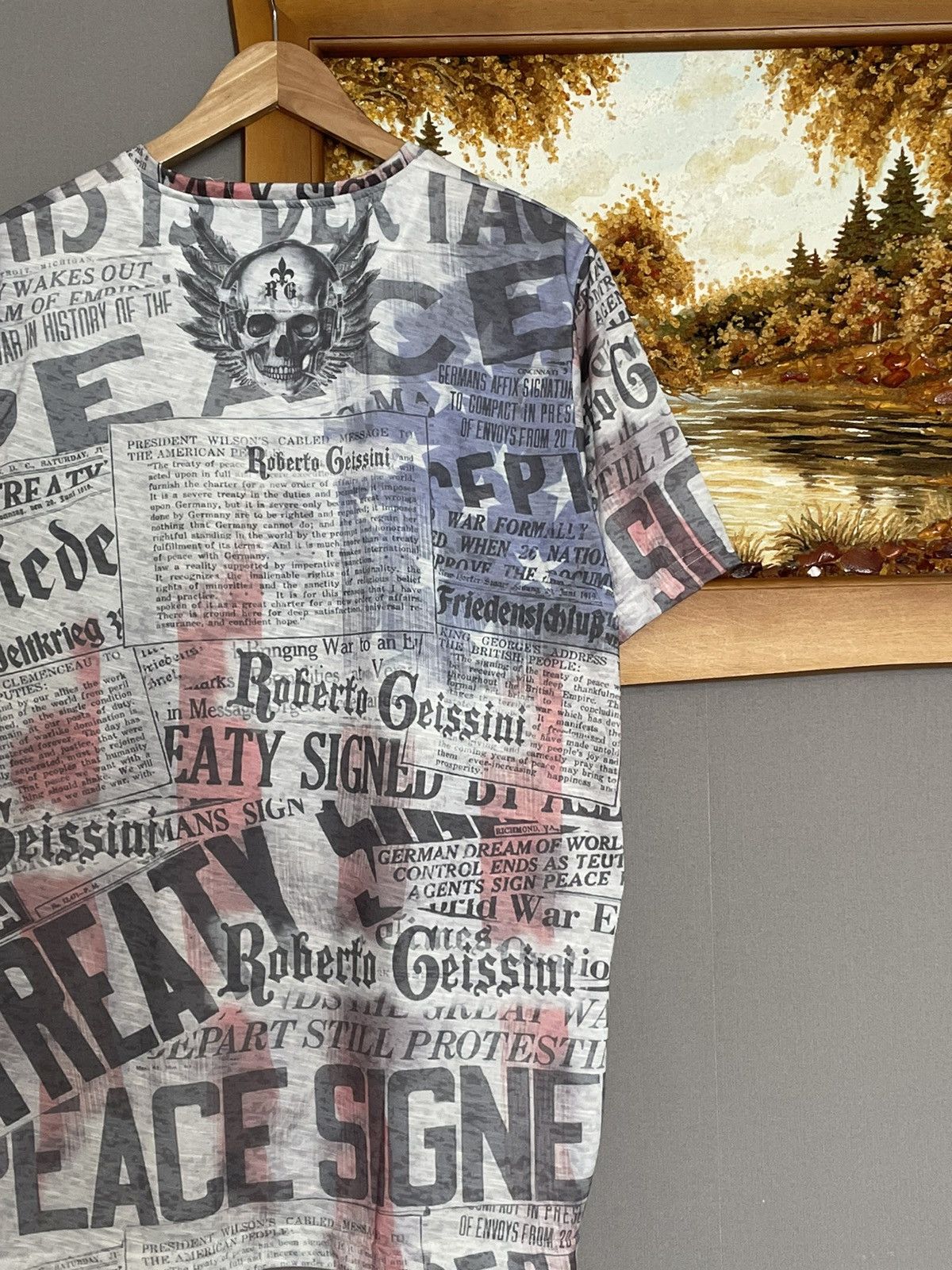 Vintage Affliction Rock Revival Skull Tribal All Over Print Tee y2k Size US L / EU 52-54 / 3 - 11 Thumbnail