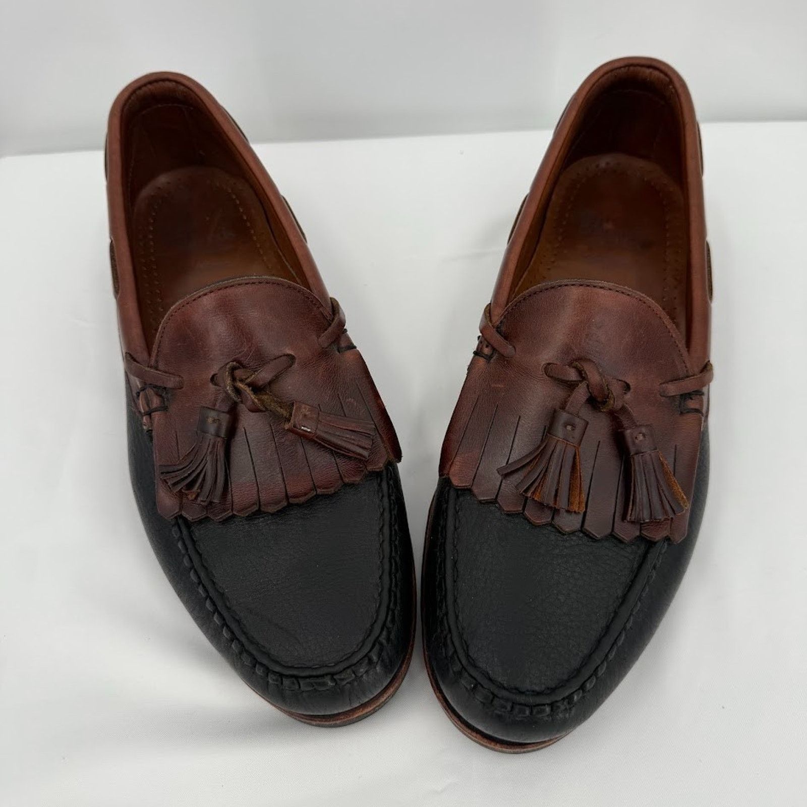 Allen Edmonds Allen Edmonds Nashua Loafers Men 9.5 D Brown Black Shoes USA Size US 9.5 / EU 42-43 - 4 Thumbnail