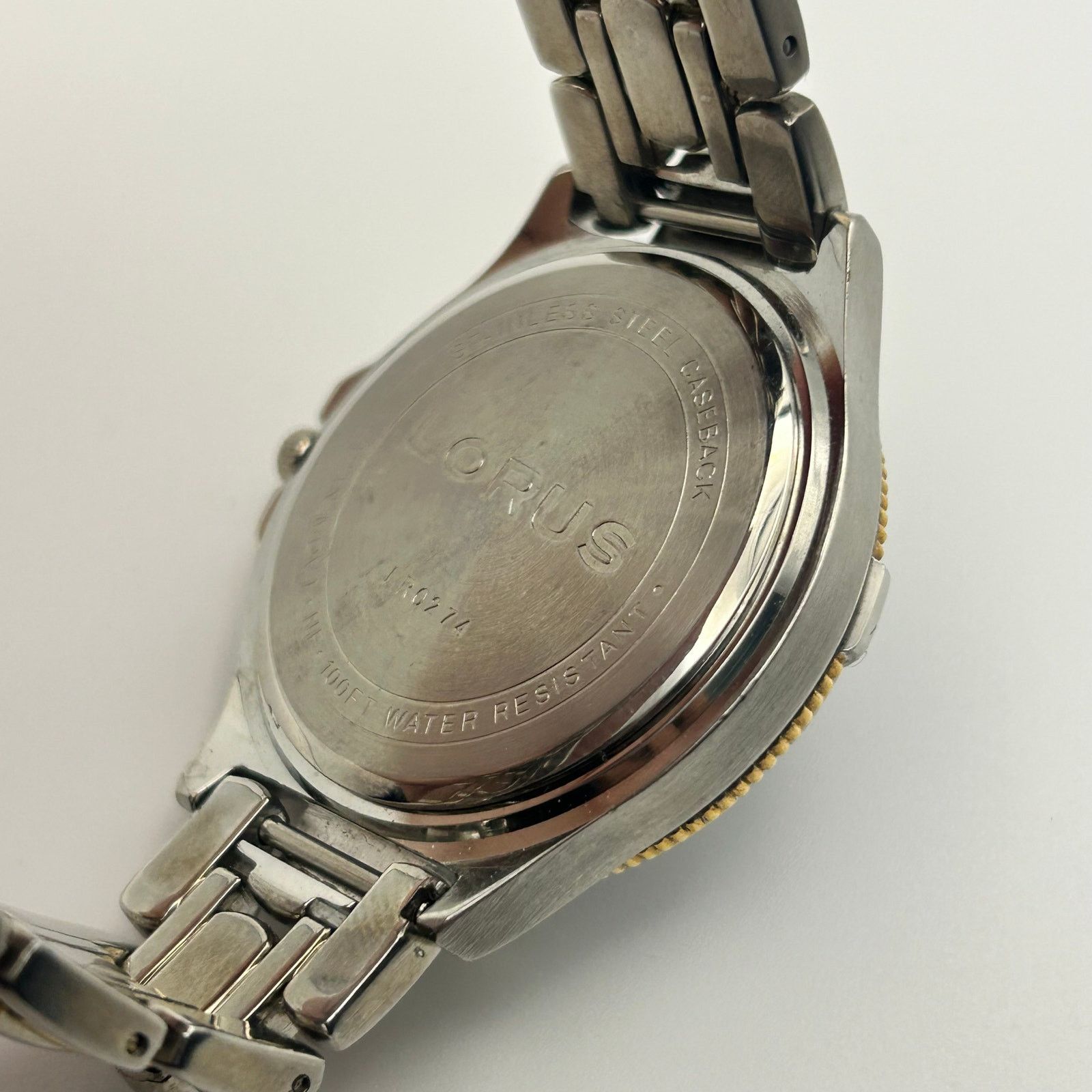 Other Vintage Lorus LR0274 Silver Gold Date Display Men’s Watch Size ONE SIZE - 6 Thumbnail