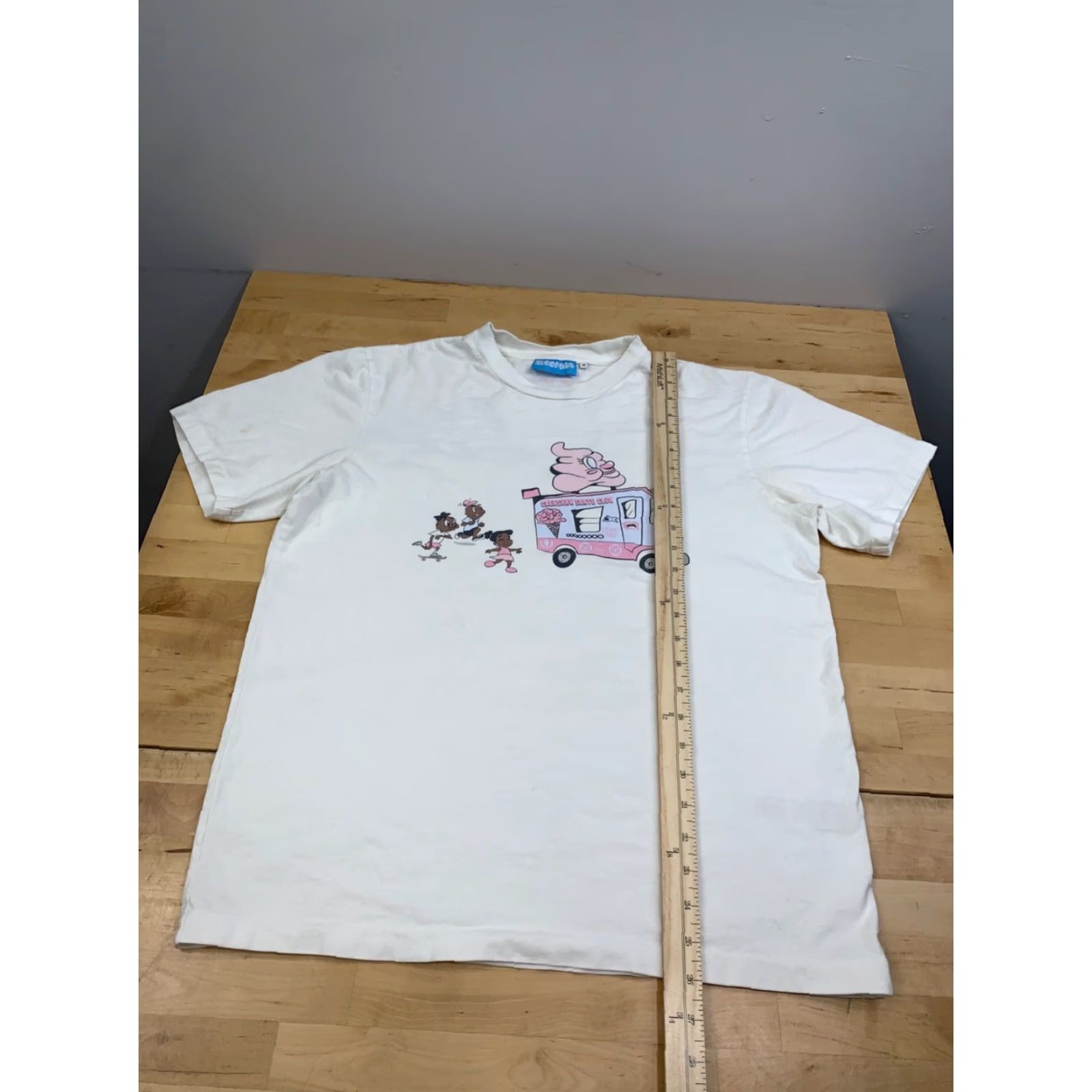 Vintage Ice Cream Crenshaw Skate Club Shirt Mens M White Crew Neck Y2K 12161 Size US M / EU 48-50 / 2 - 6 Thumbnail