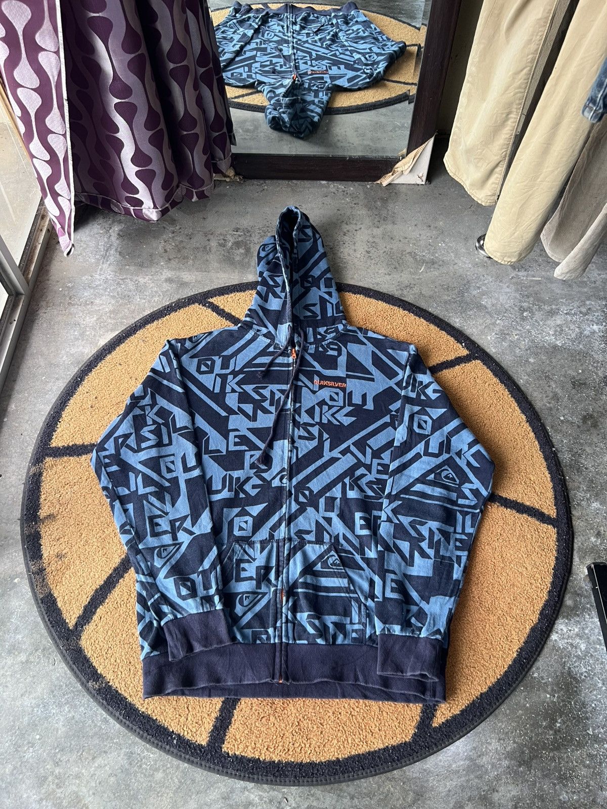 Quiksilver 🔥Quiksilver Fullprinted Zipper Hoodie Size US M / EU 48-50 / 2 - 1 Thumbnail