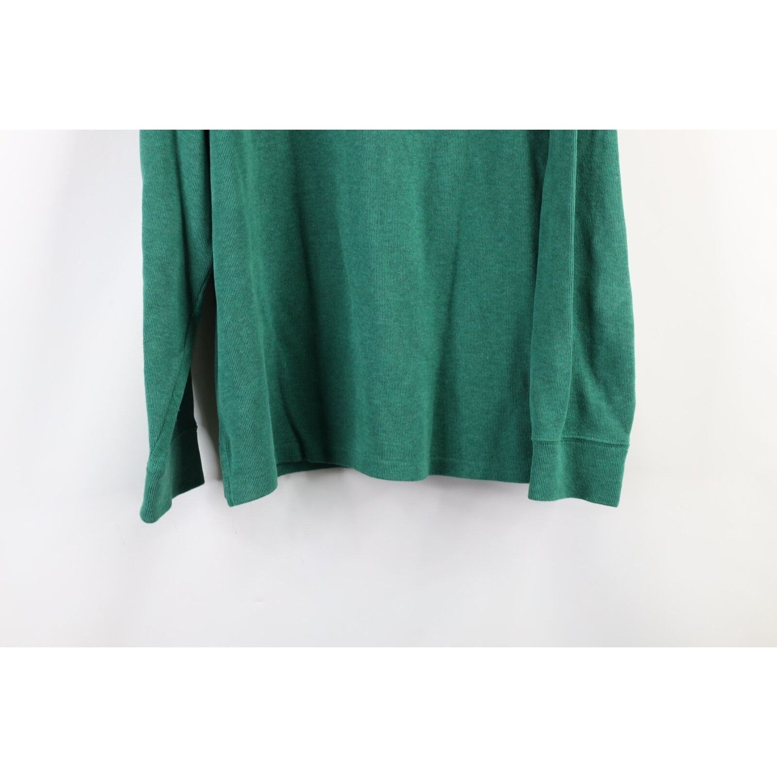 Ralph Lauren Ralph Lauren Cotton Ribbed Knit Half Zip Pullover Sweater Size US L / EU 52-54 / 3 - 3 Thumbnail