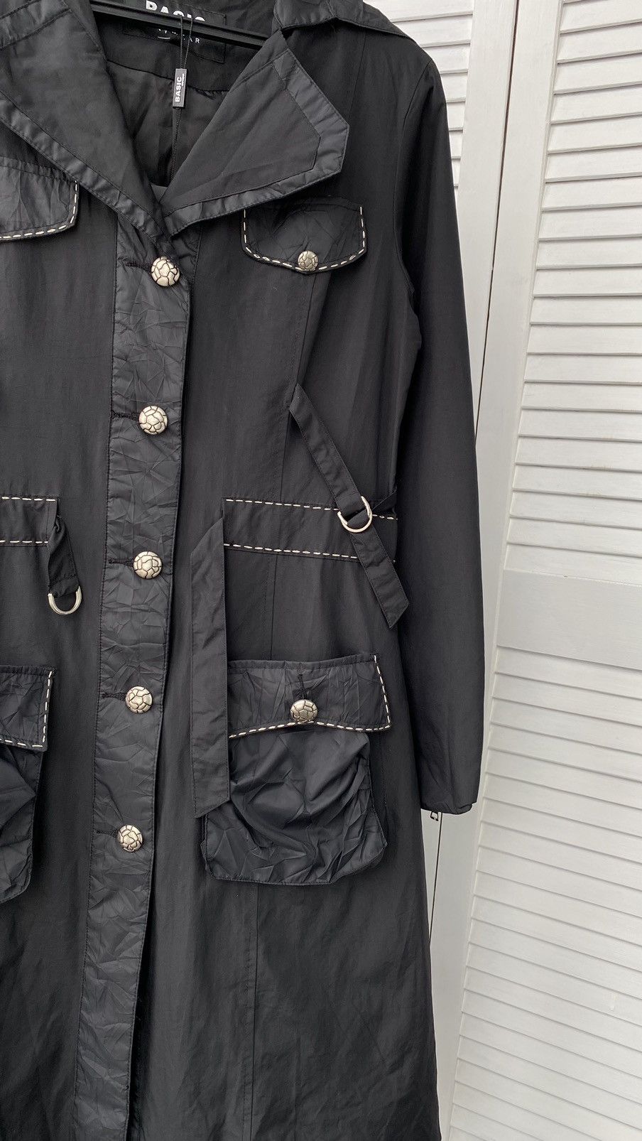 Japanese Brand Avant Garde Coat Nylon Laces Multipocket Jacket Rick Owens Size M / US 6-8 / IT 42-44 - 4 Thumbnail