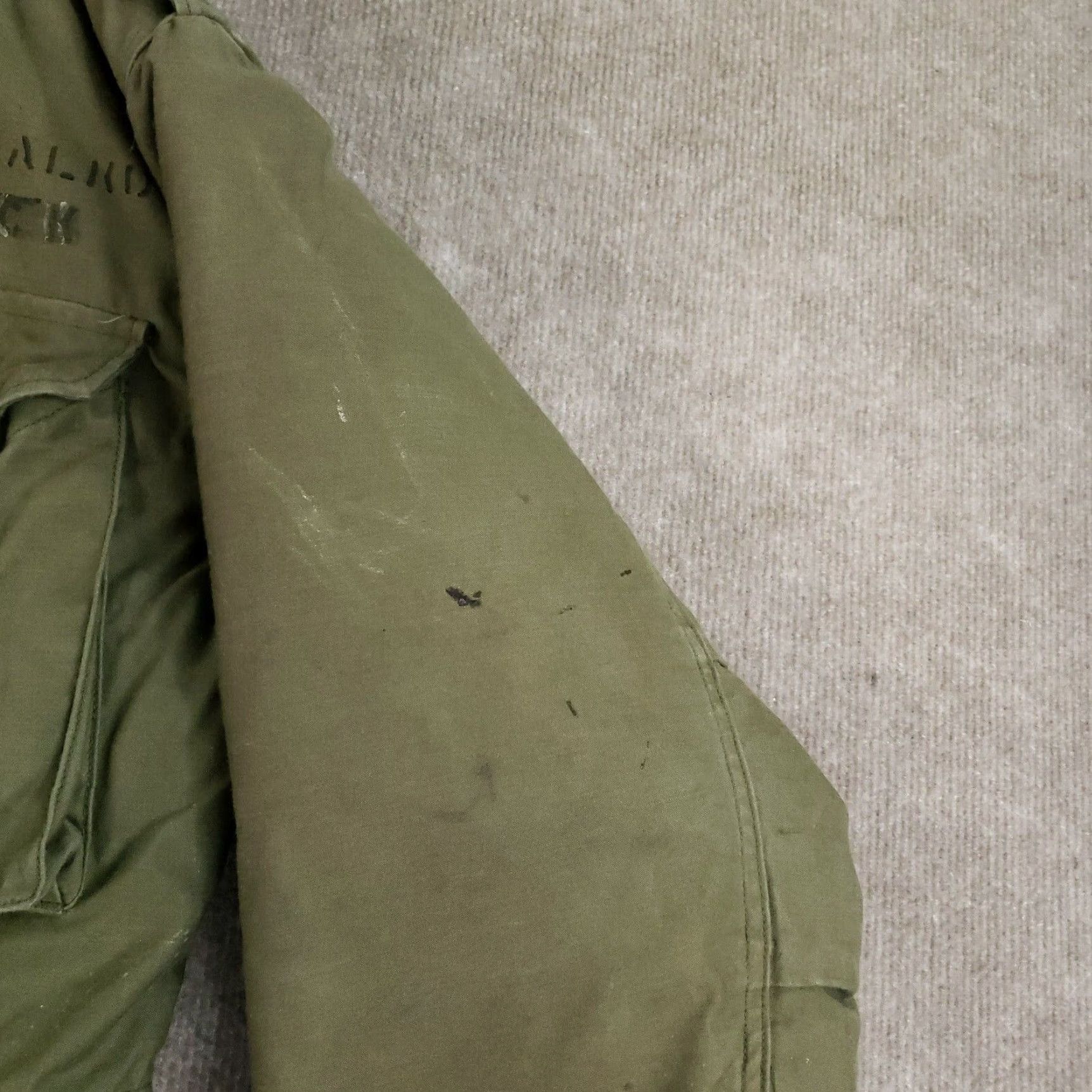 Vintage VINTAGE US Army Coat Mens M Green Military Jacket Long Zip Hooded Lined Pockets Full Zip OG-107 Seasonal Fall Winter Spring 90s? Size US M / EU 48-50 / 2 - 6 Thumbnail