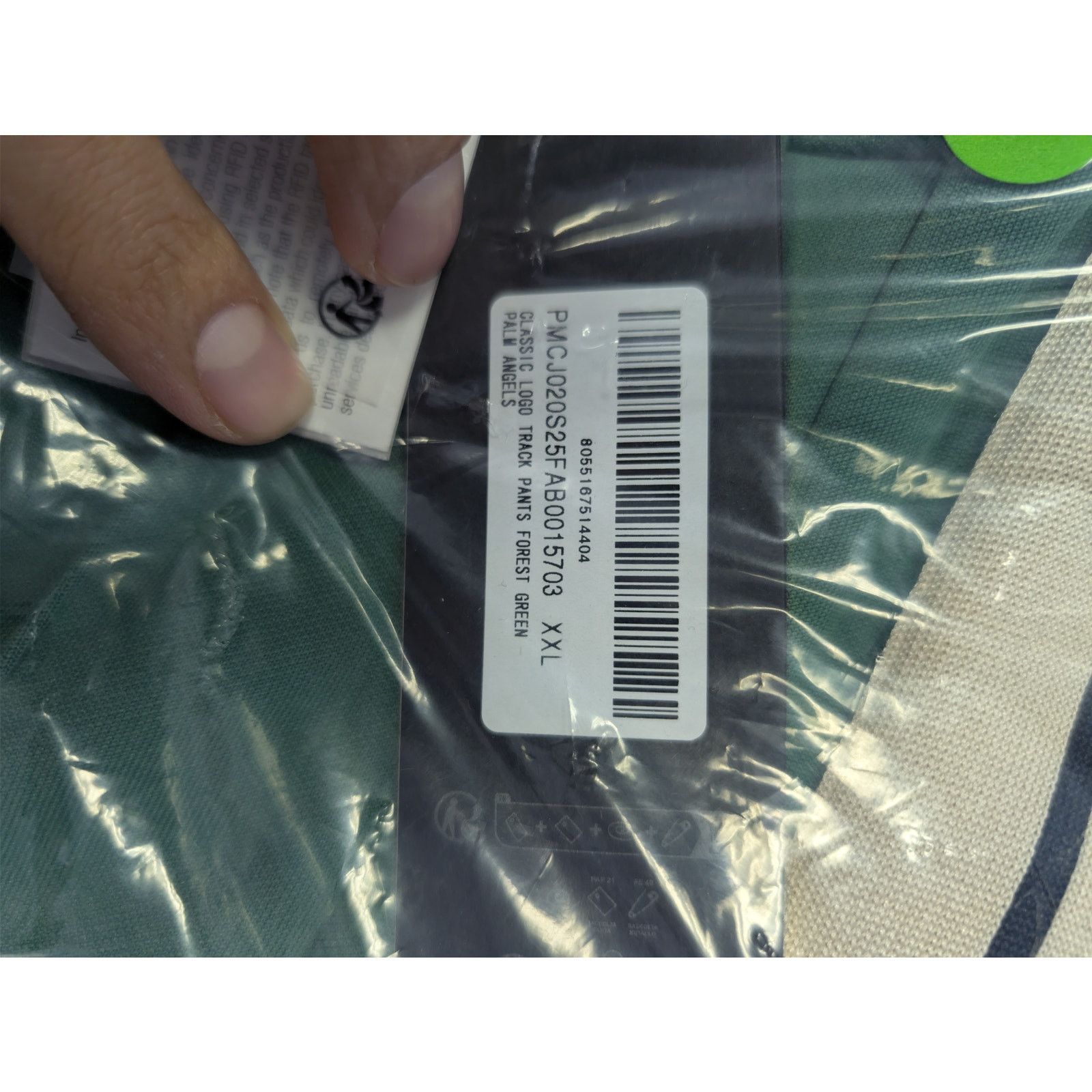 Palm Angels o1rshd1 Classic Logo Track Pants in Forest Green Size US 38 / EU 54 - 23 Thumbnail