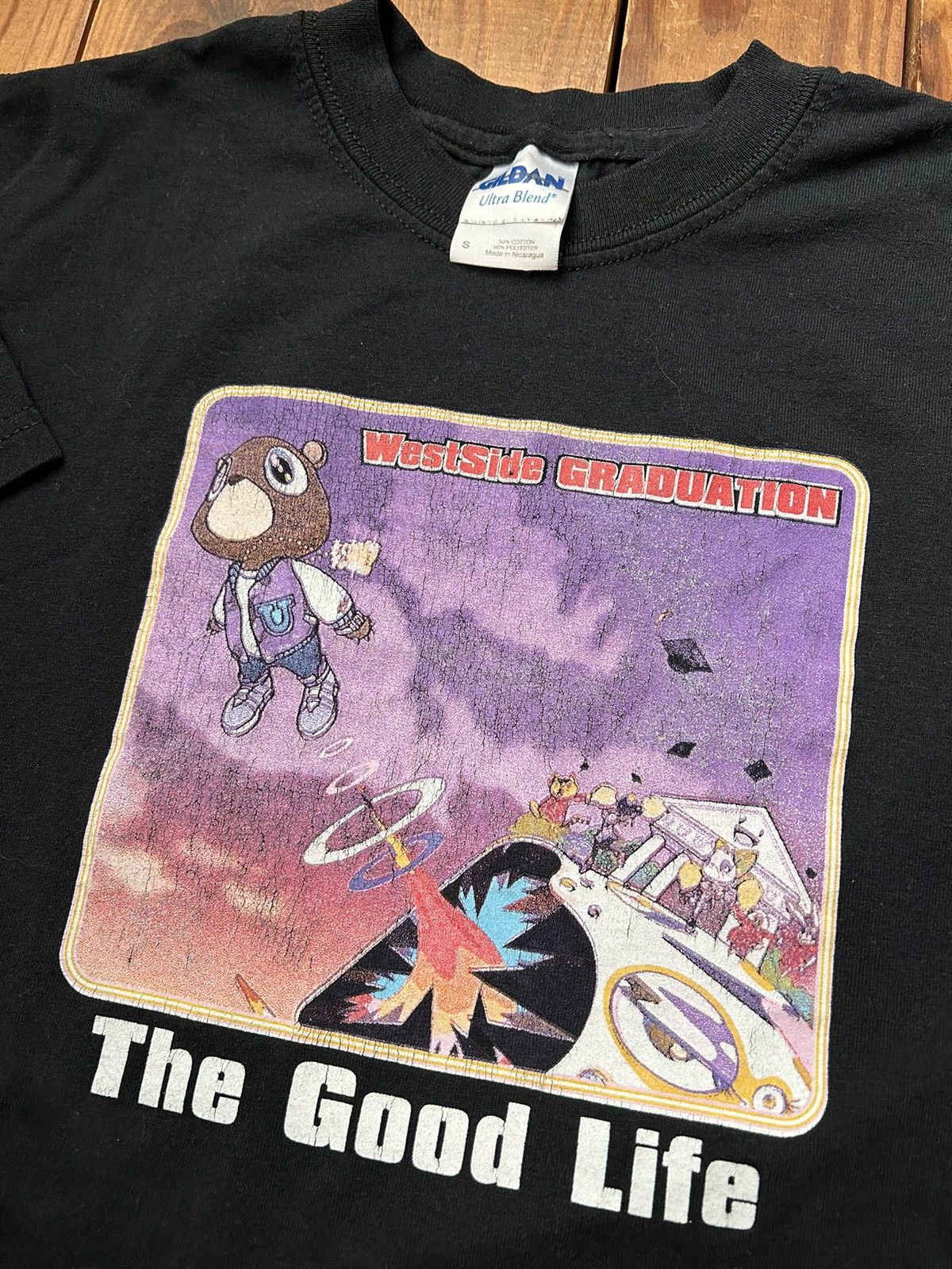 Vintage Vintage Kanye West Graduation The Good Life Murakami T-Shirt Size US S / EU 44-46 / 1 - 2 Thumbnail