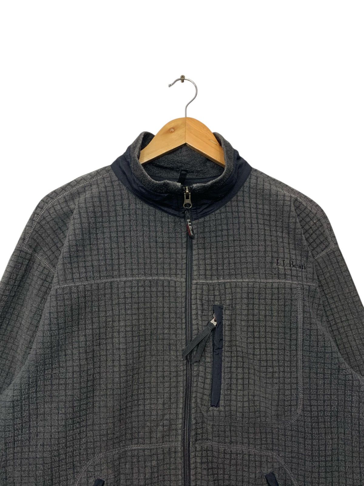 L.L. Bean LL. Bean Small Logo Zipper Down Fleece Jacket Size US M / EU 48-50 / 2 - 5 Thumbnail