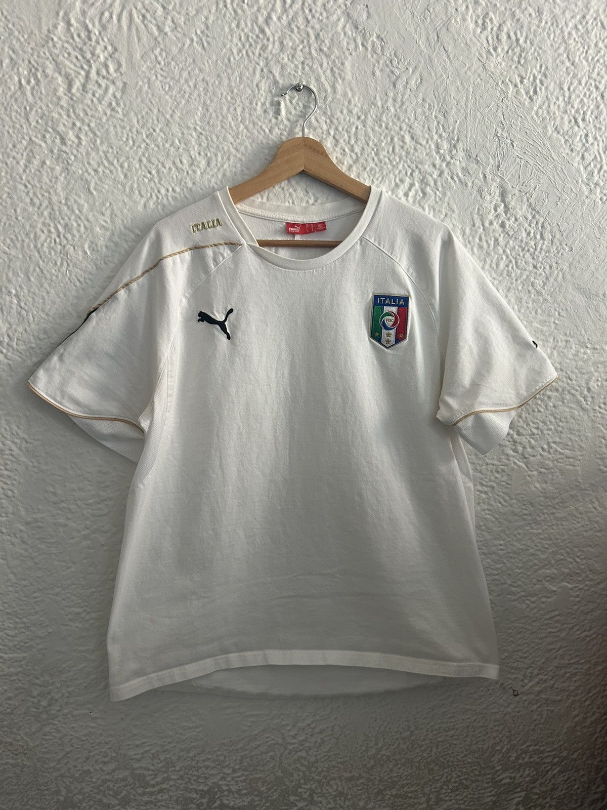 Puma 2006 Puma Italy Practice Shirt Size US XL / EU 56 / 4 - 1 Thumbnail