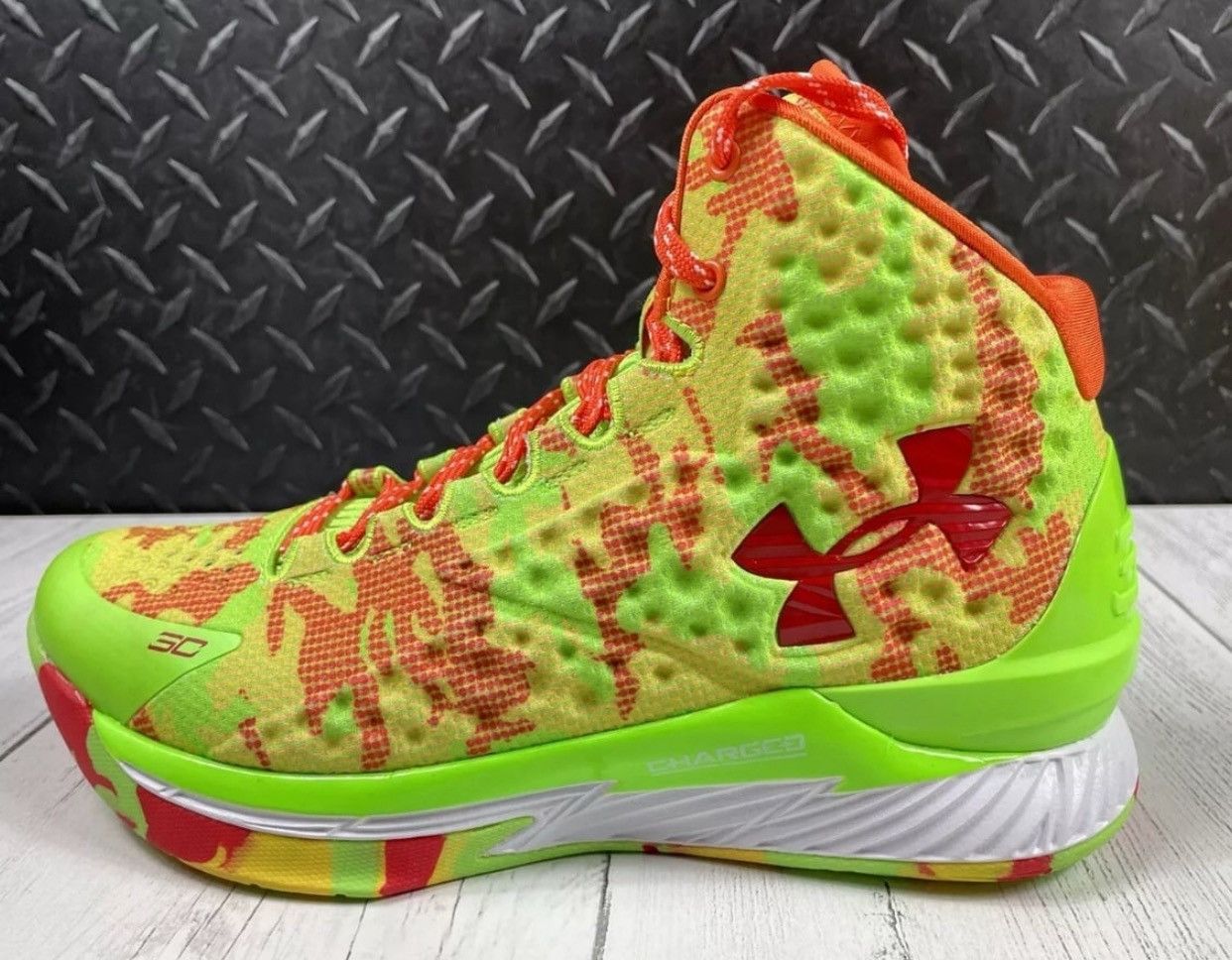 Nike × Under Armour × Vintage Authentic Under Armour Curry 1 Retro Sour Patch Men Size 10 Size US 10 / EU 43 - 8 Thumbnail