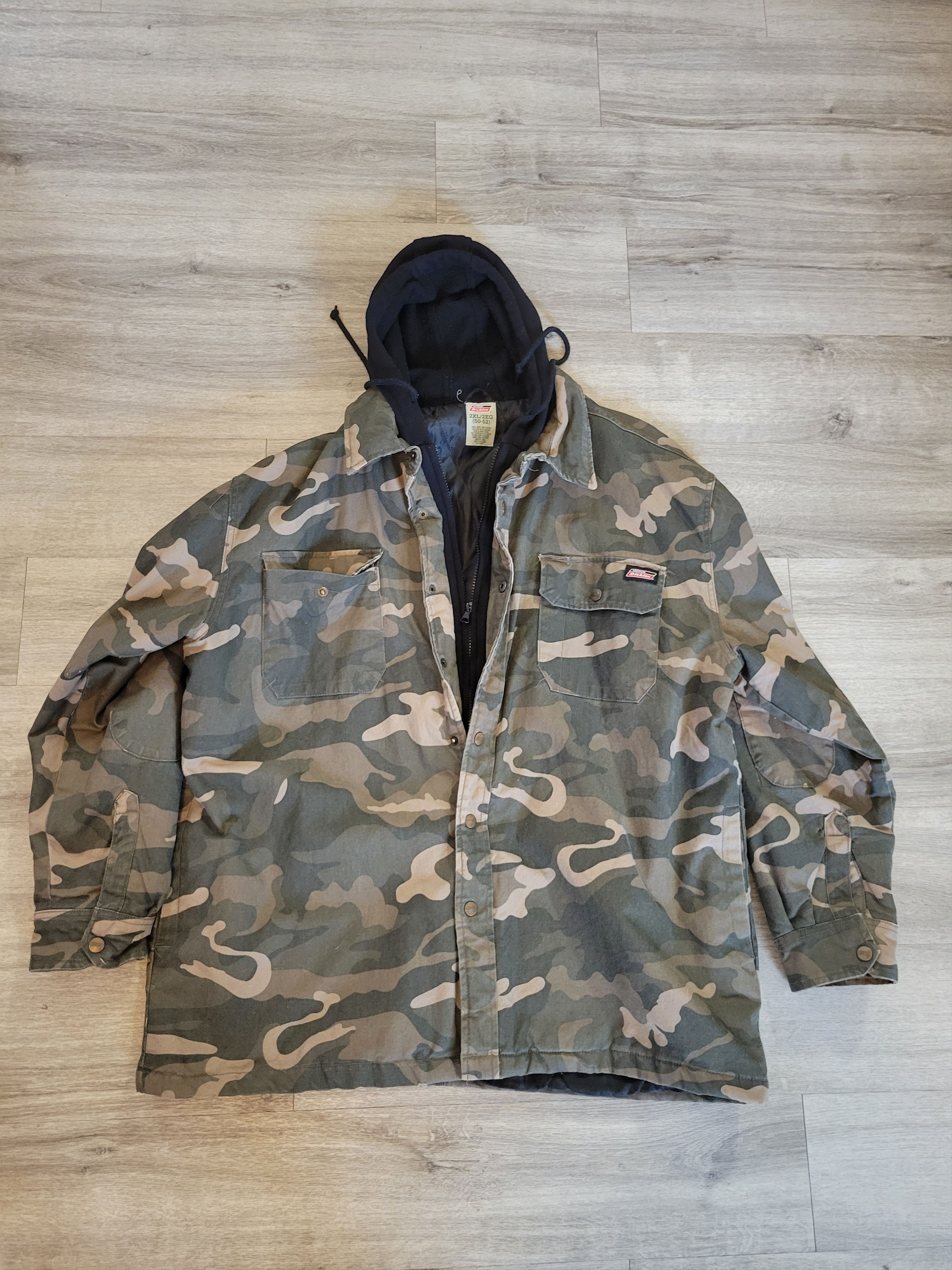 image of Carhartt x Dickies Camo Work Jacket, Men's (Size 2XL)