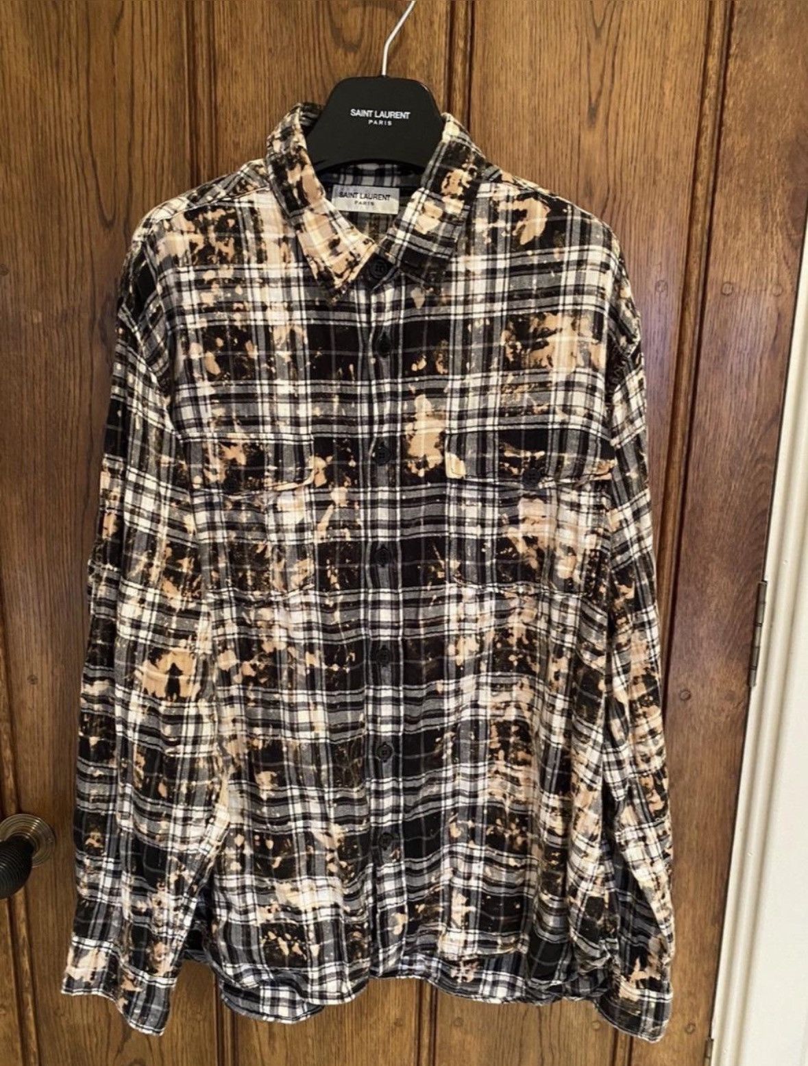 Ysl surf sound bleached flannel rare size small
