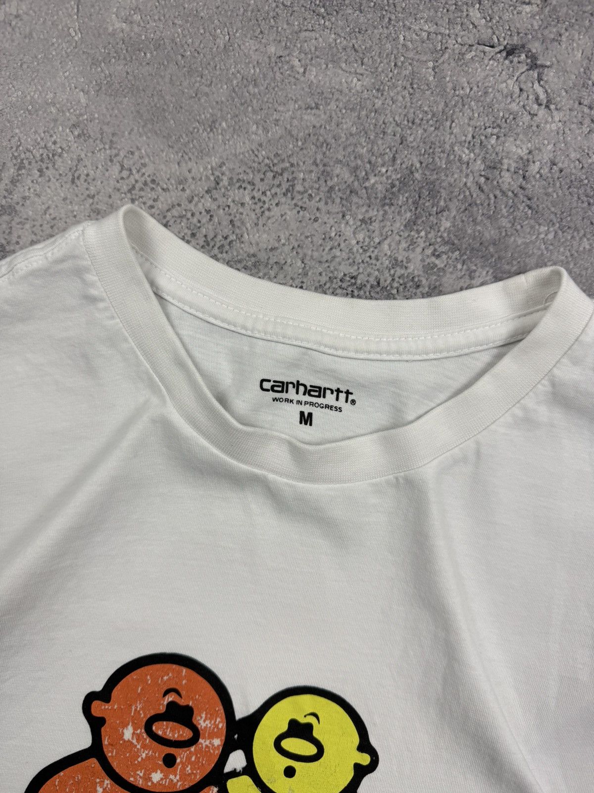 Carhartt Wip Carhartt WIP Big Logo T-Shirt White Tee Y2K Streetwear Skate Size US M / EU 48-50 / 2 - 9 Thumbnail