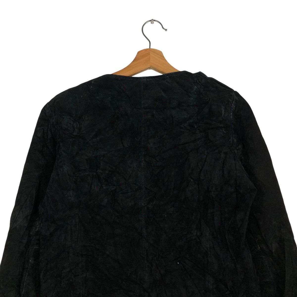 Japanese Brand 📌Vintage Cropped Leather Jacket Rule Issey Miyake Size US L / EU 52-54 / 3 - 10 Thumbnail