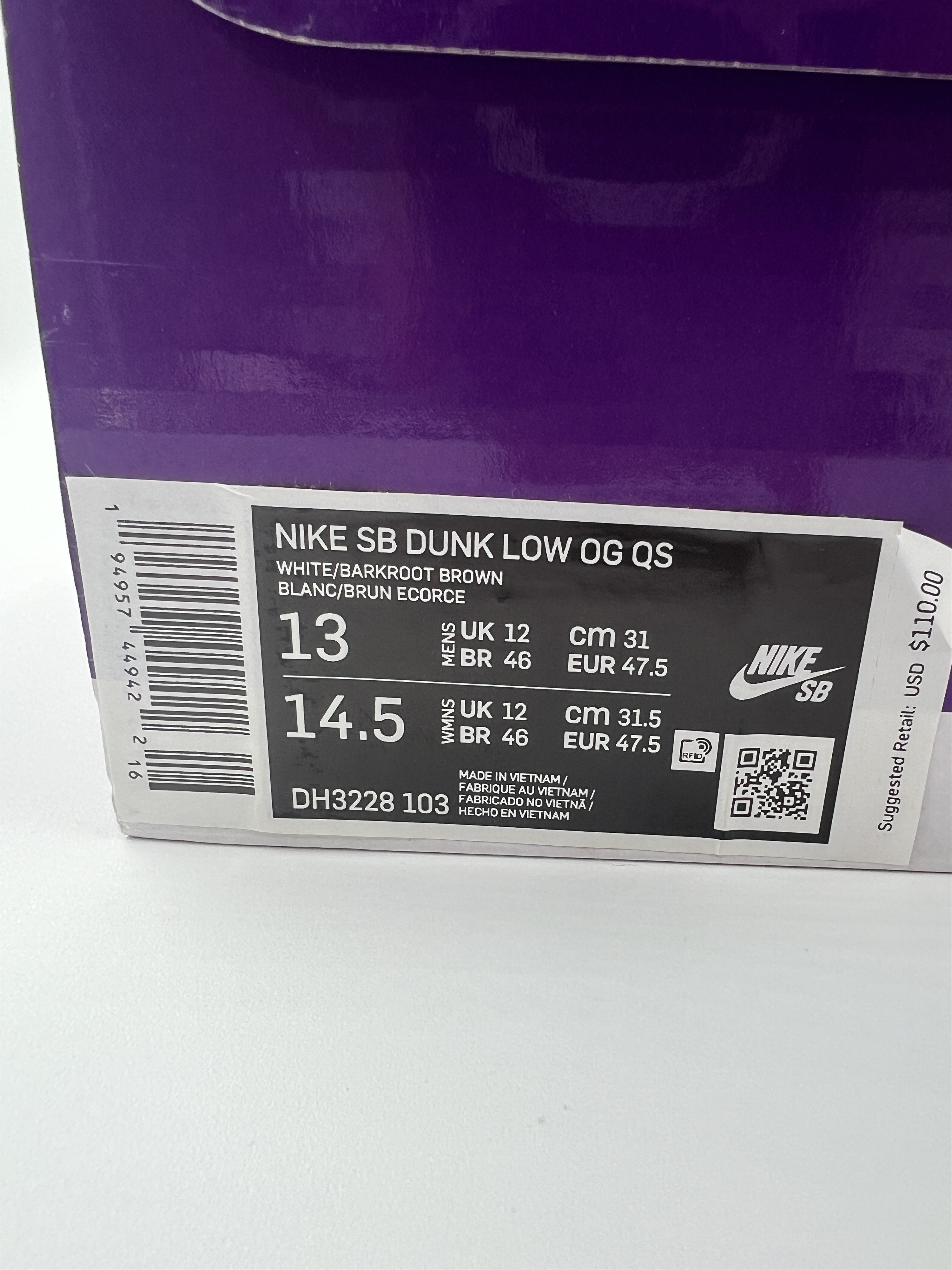 Nike × Supreme Nike SB Dunk Low x Supreme (VNDS) Size US 13 / EU 46 - 2 Thumbnail
