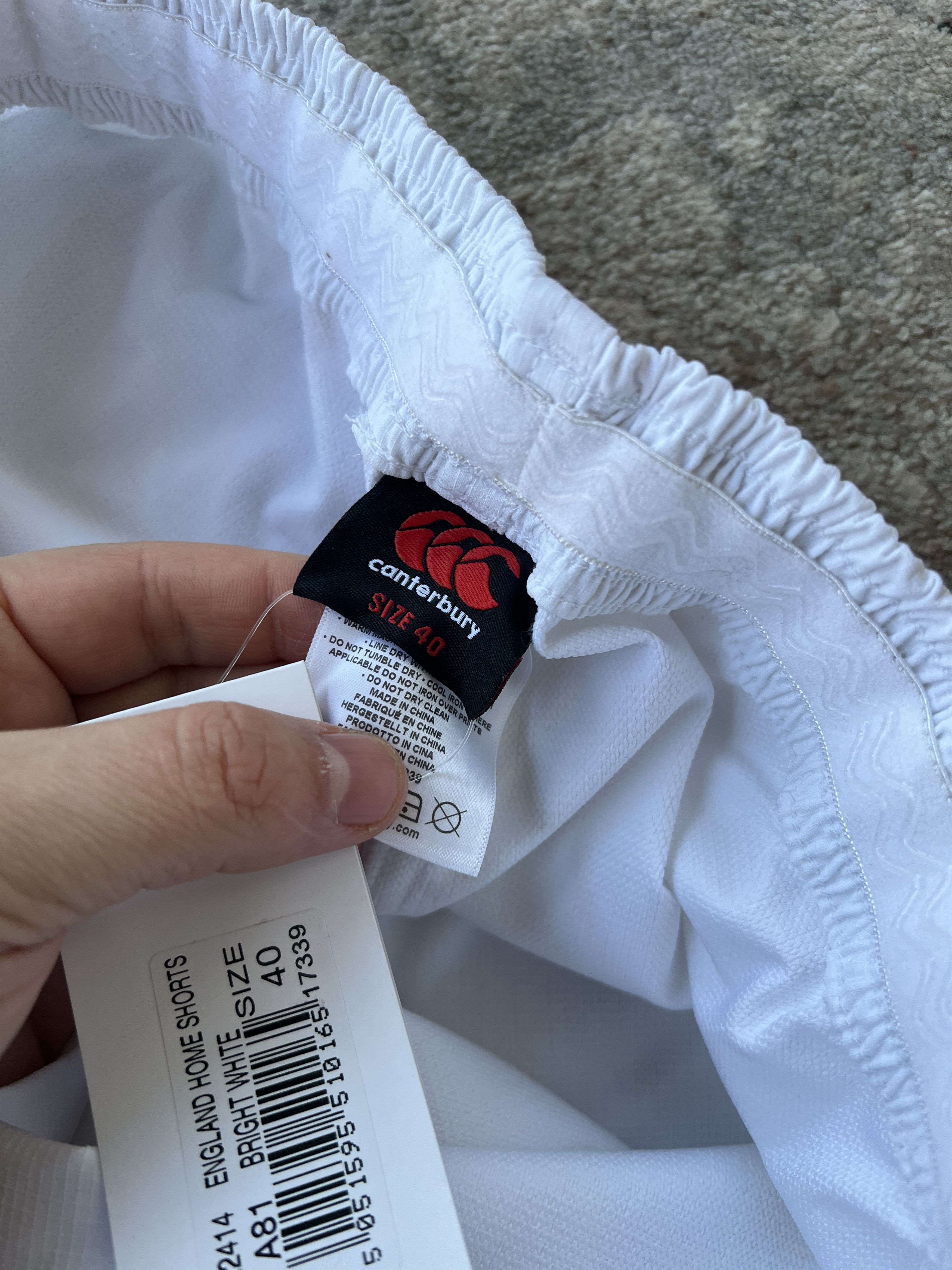 Canterbury of New Zealand Canterbury O2 England Rugby Shorts Size US 40 / EU 56 - 6 Thumbnail