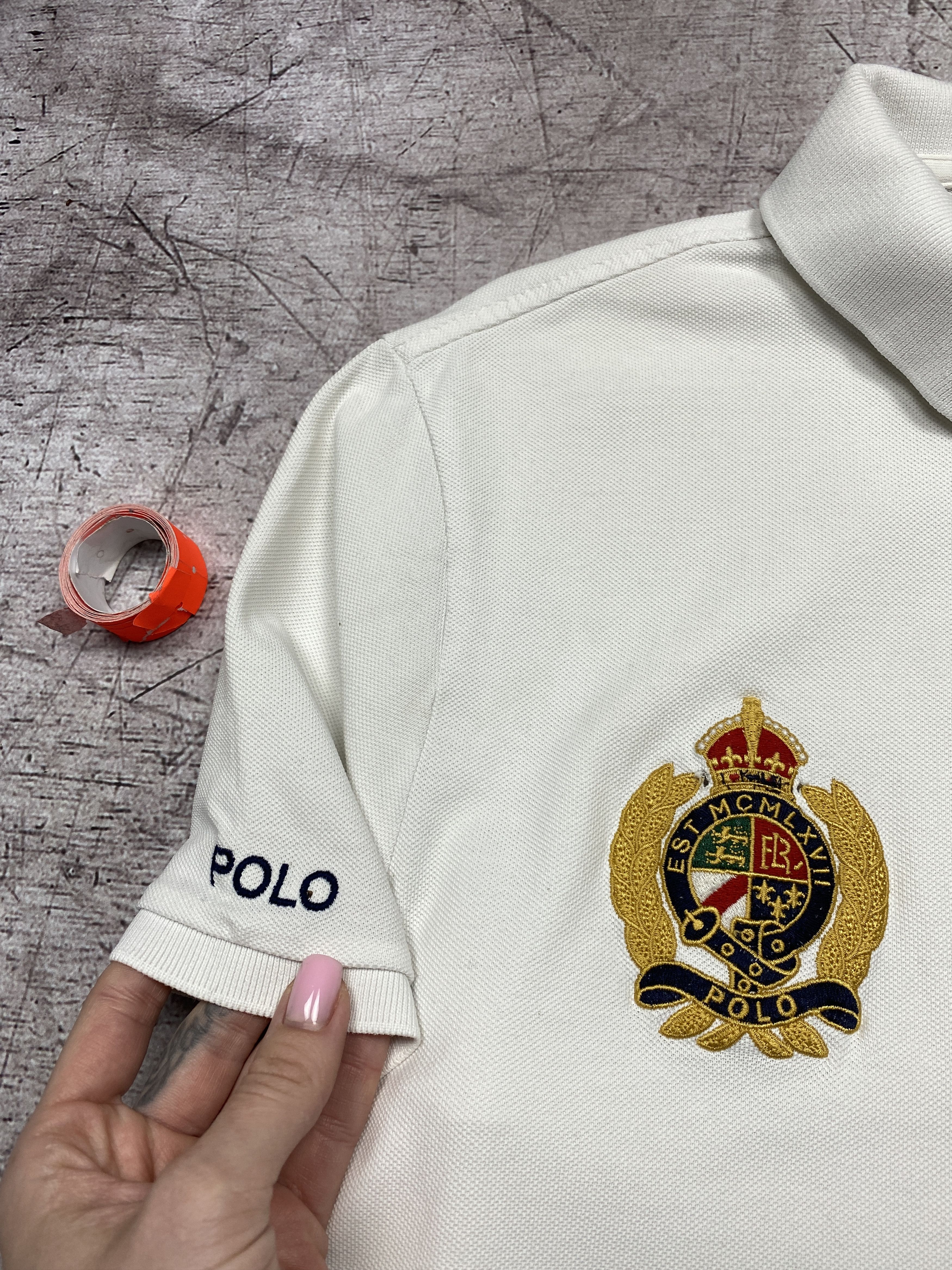 Polo Ralph Lauren × Ralph Lauren × Vintage Polo Ralph Lauren vintage big logo polo shirt Size US L / EU 52-54 / 3 - 3 Thumbnail