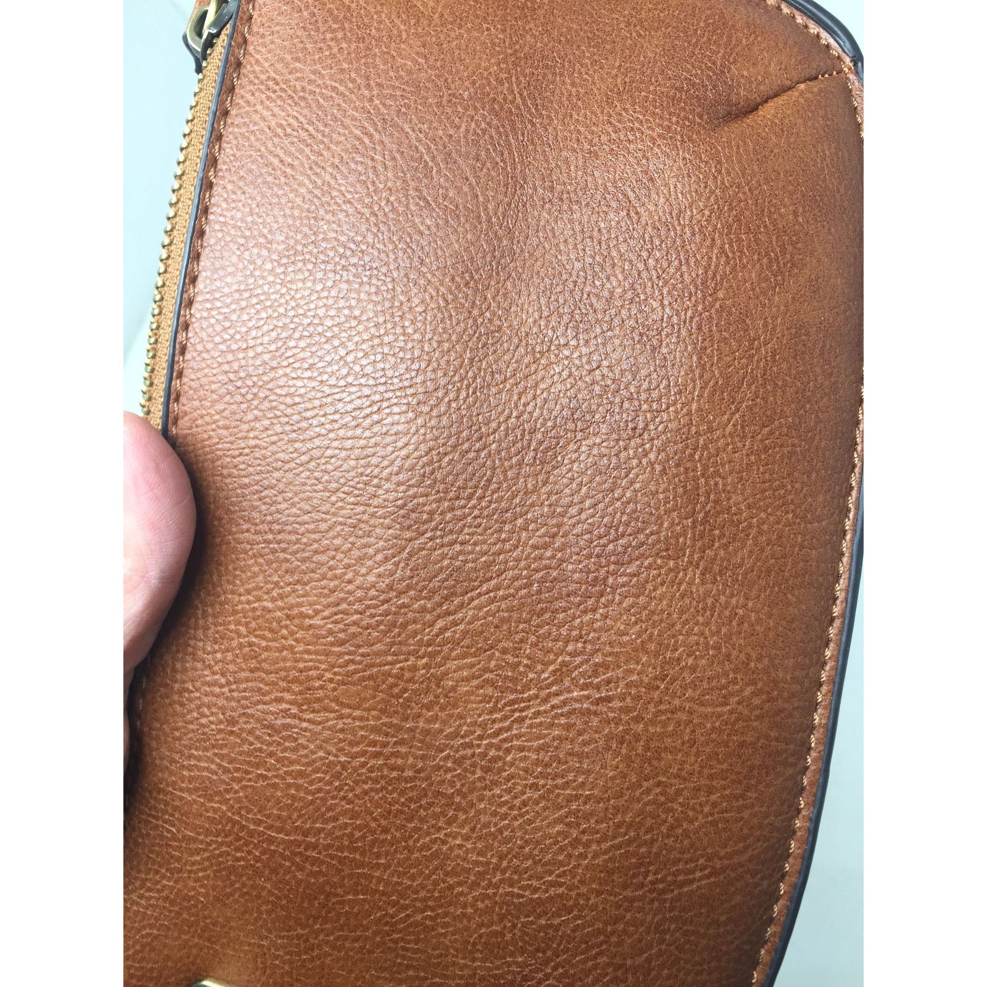 Other Joy Susan Zippered Brown Crossbody Purse with Pockets inside Size ONE SIZE - 9 Thumbnail