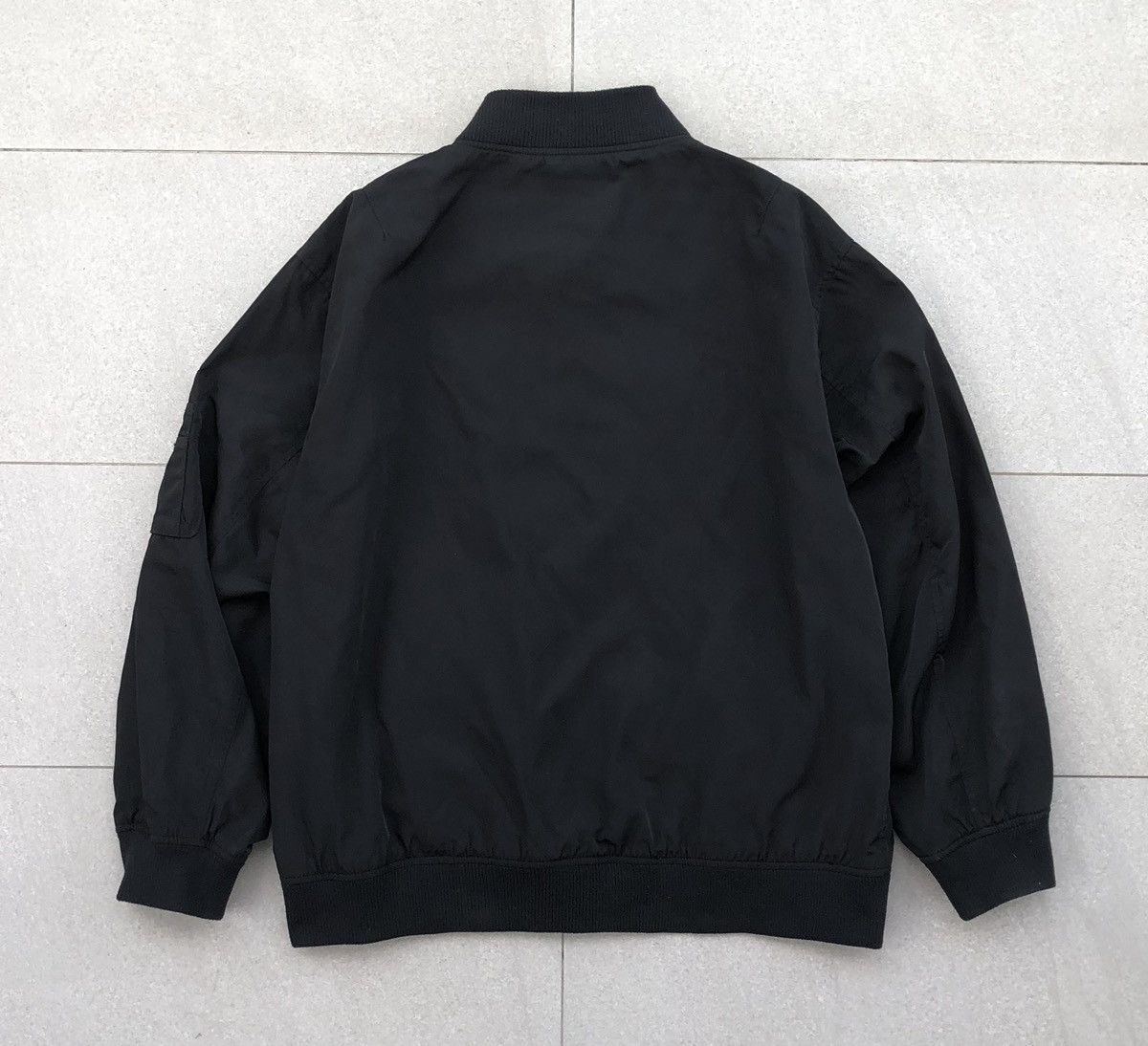 Japanese Brand Vintage Panaspur Ma-1 Black Bomber Jacket Big Size : 5L Size US XXL / EU 58 / 5 - 5 Thumbnail