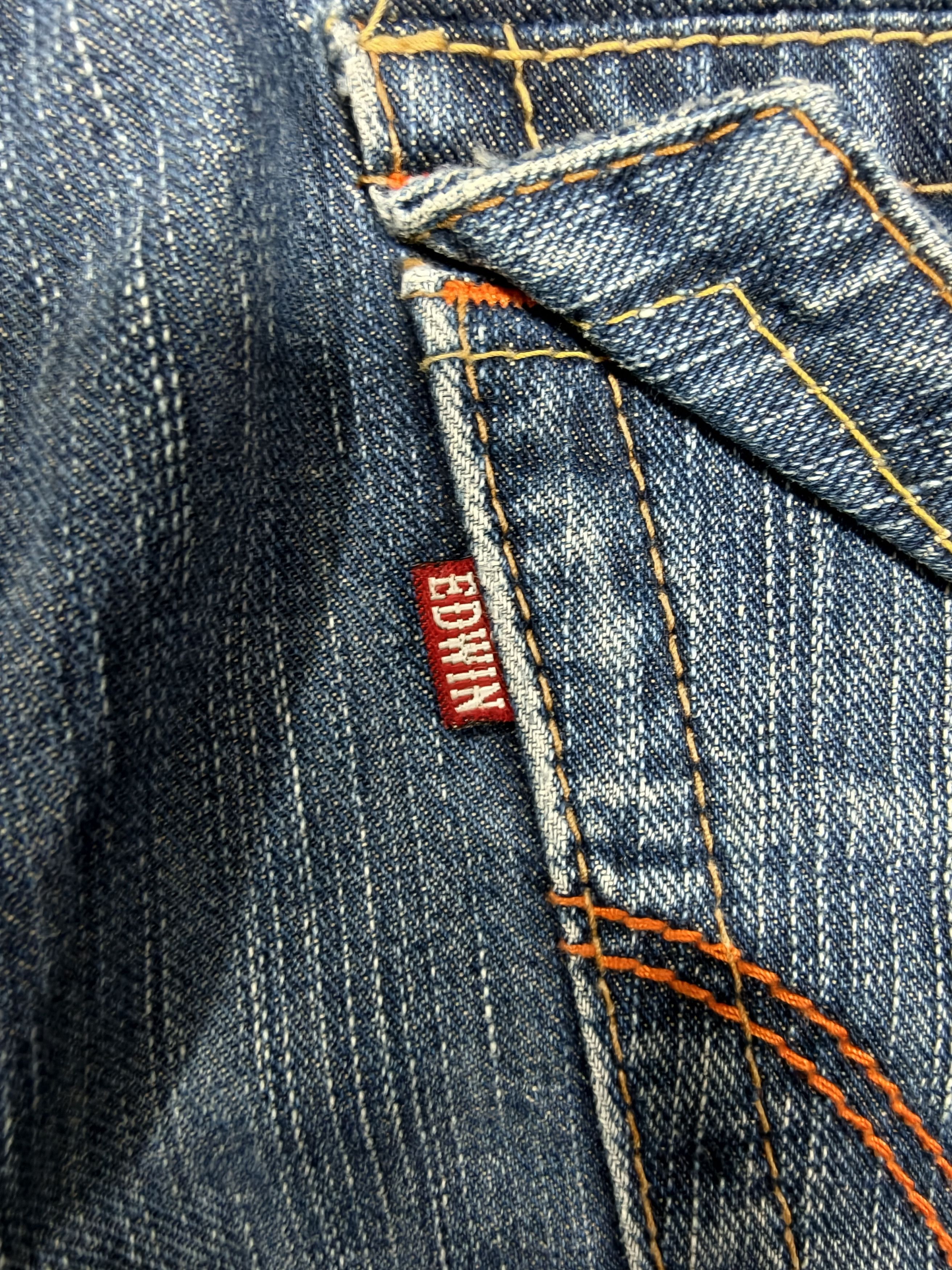Edwin Vtg🔥EDWIN XV-S🔥Exclusive Model Jeans RaRe‼️ Size US 34 / EU 50 - 4 Thumbnail