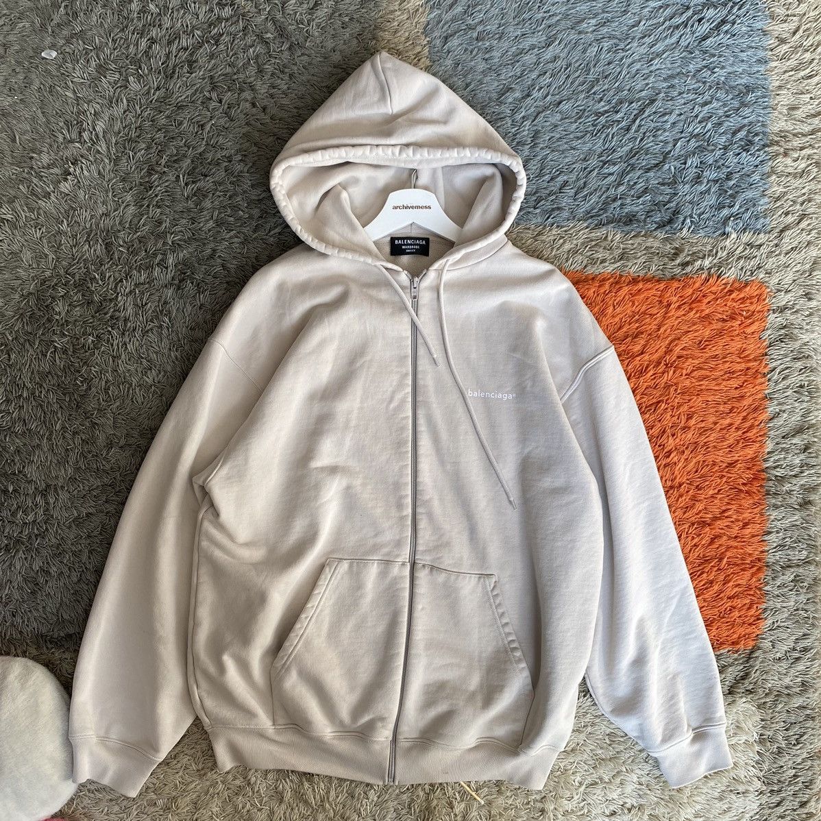 Balenciaga Balenciaga Small Logo Zip Up Hoodie Size US M / EU 48-50 / 2 - 1 Thumbnail