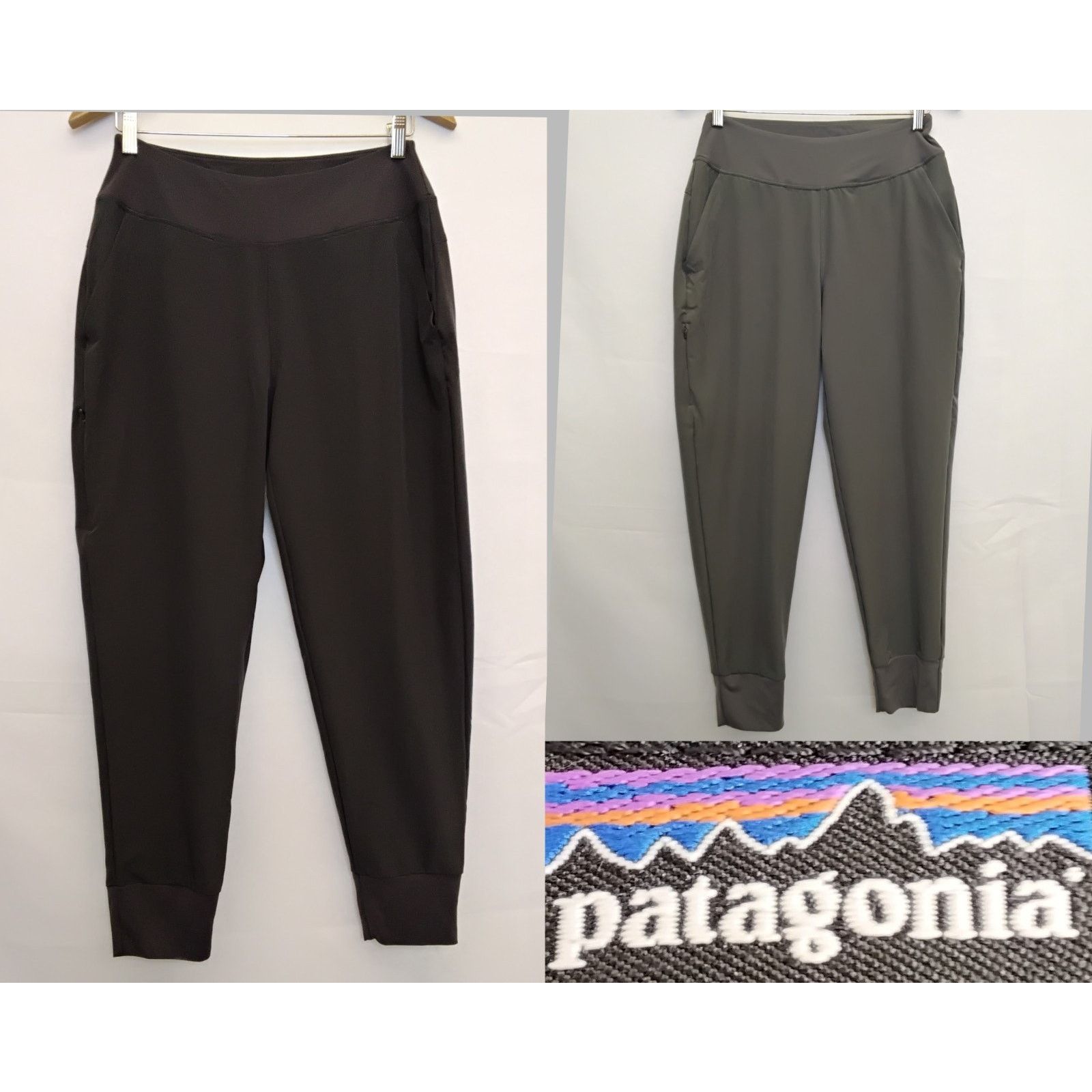 Patagonia Patagonia Active Pants Lot of 2 Women's M Gray/Black Size 31" - 1 Thumbnail
