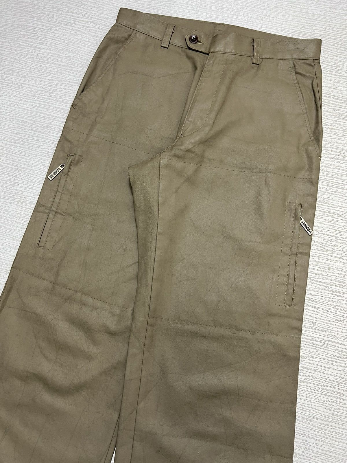 Gaultier Homme Objet Jean Paul Gaultier Homme Objet - Zip Cargo Patented Trouser Size US 28 / EU 44 - 3 Thumbnail