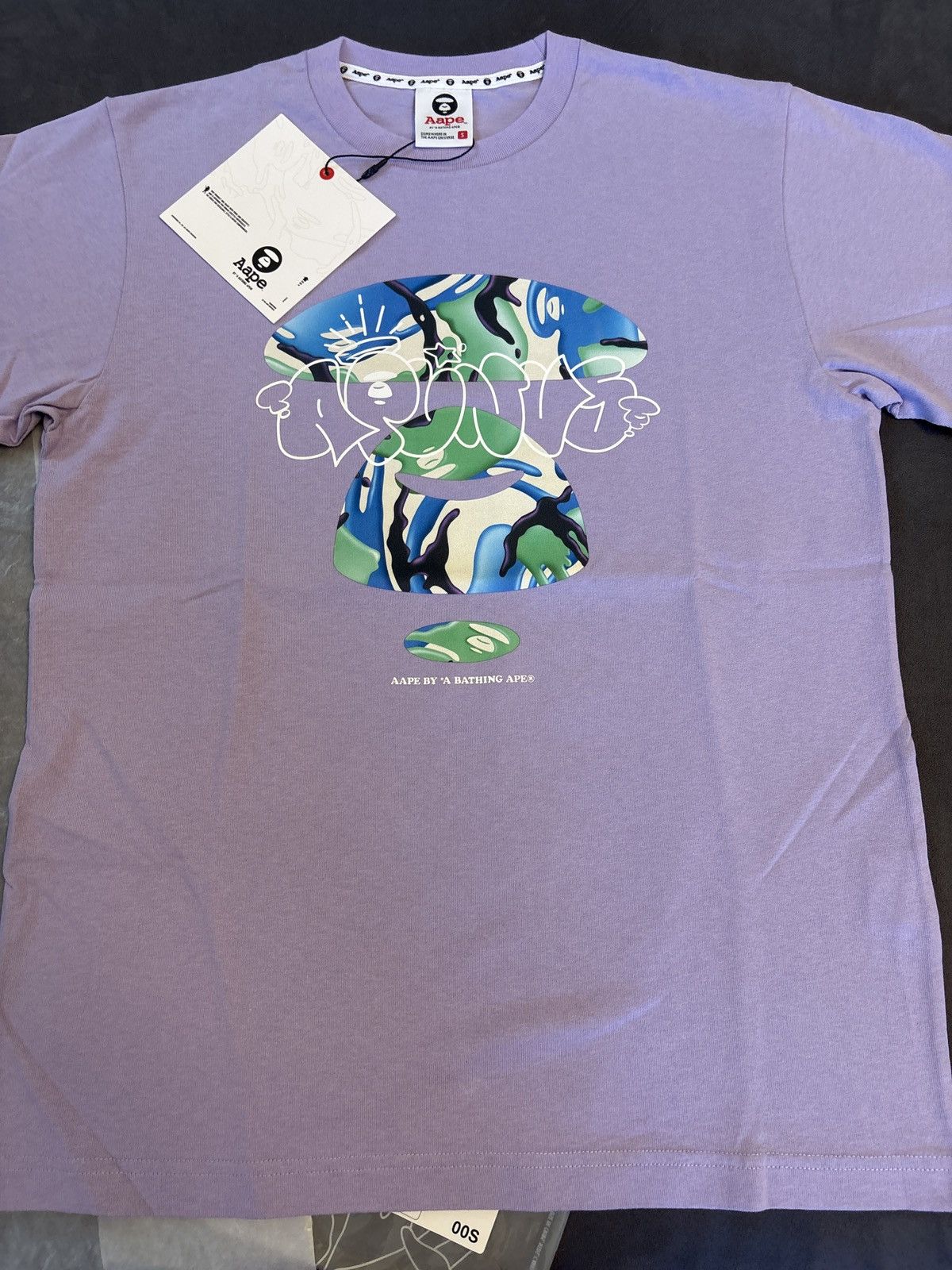 Aape × Bape Aape by a bathing ape purple tee Size US M / EU 48-50 / 2 - 1 Thumbnail