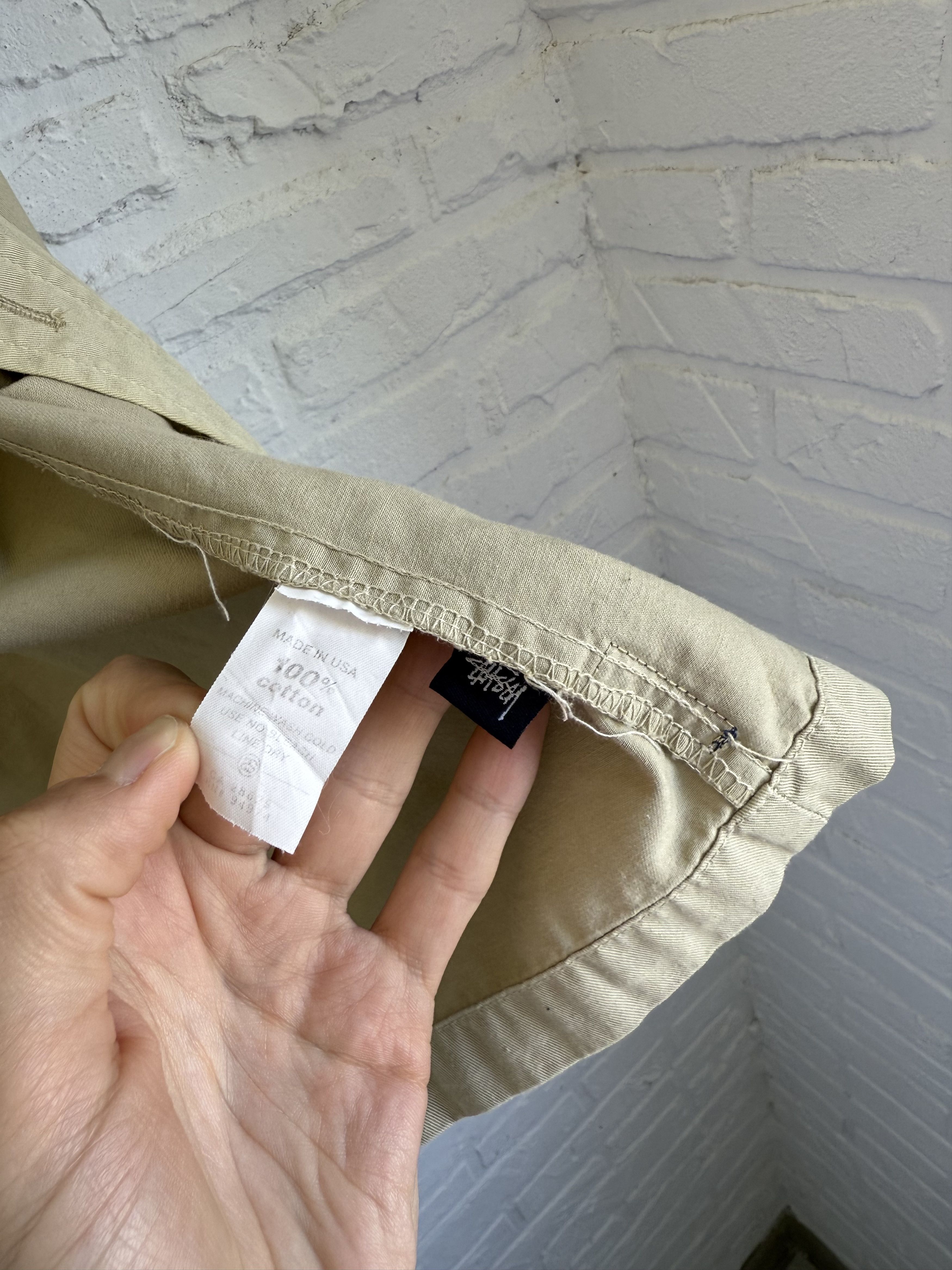 Stussy Vintage 90s Stussy Made In USA Utility Military Shirt Size US M / EU 48-50 / 2 - 6 Thumbnail