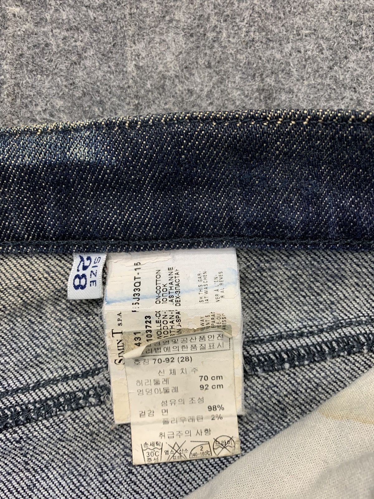 Armani Hype AJ Armani Jeans Indigo 006 Series Denim Unisex Pant Size US 29 - 16 Thumbnail