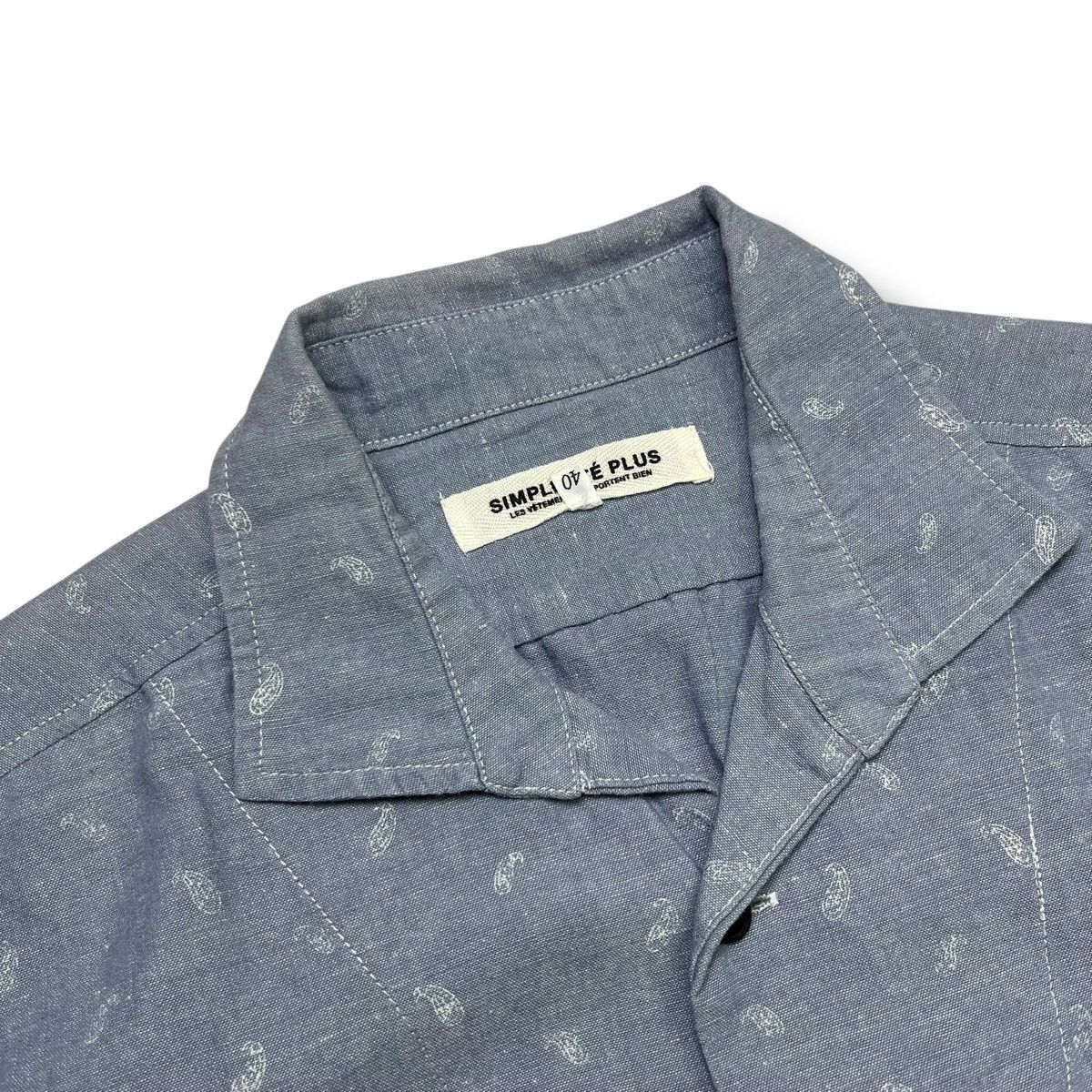 Japanese Brand Paisley 3d pocket simplicite bandana plus open collar shirt Size US M / EU 48-50 / 2 - 5 Thumbnail