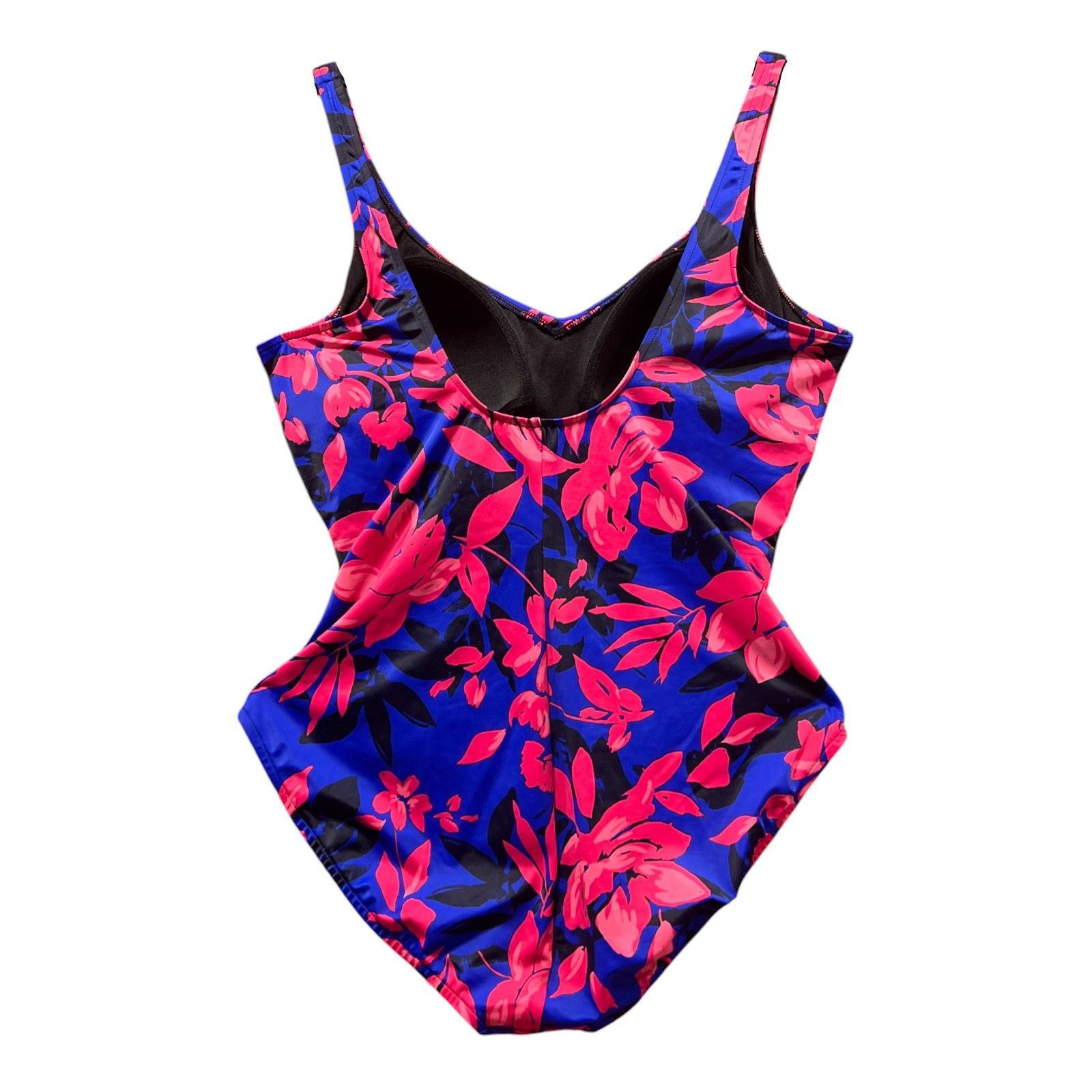 Other Aqua Green - Women's UPF 50 Cinch -Front One Piece Swimsuit- Size ONE SIZE - 4 Thumbnail
