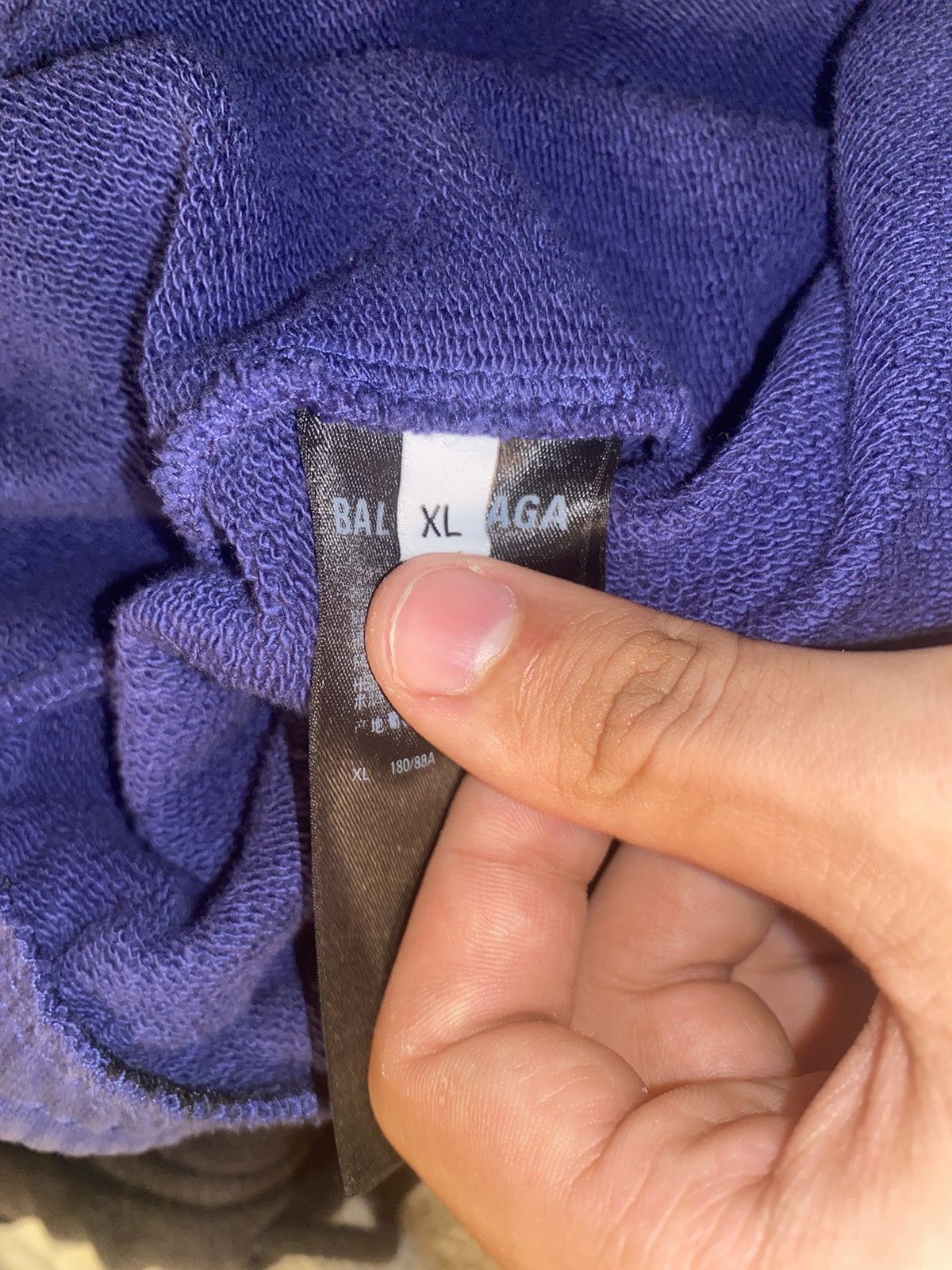 Balenciaga MEN'S POLITICAL CAMPAIGN SWEAT SHORTS IN BLUE Size US 38 / EU 54 - 11 Thumbnail