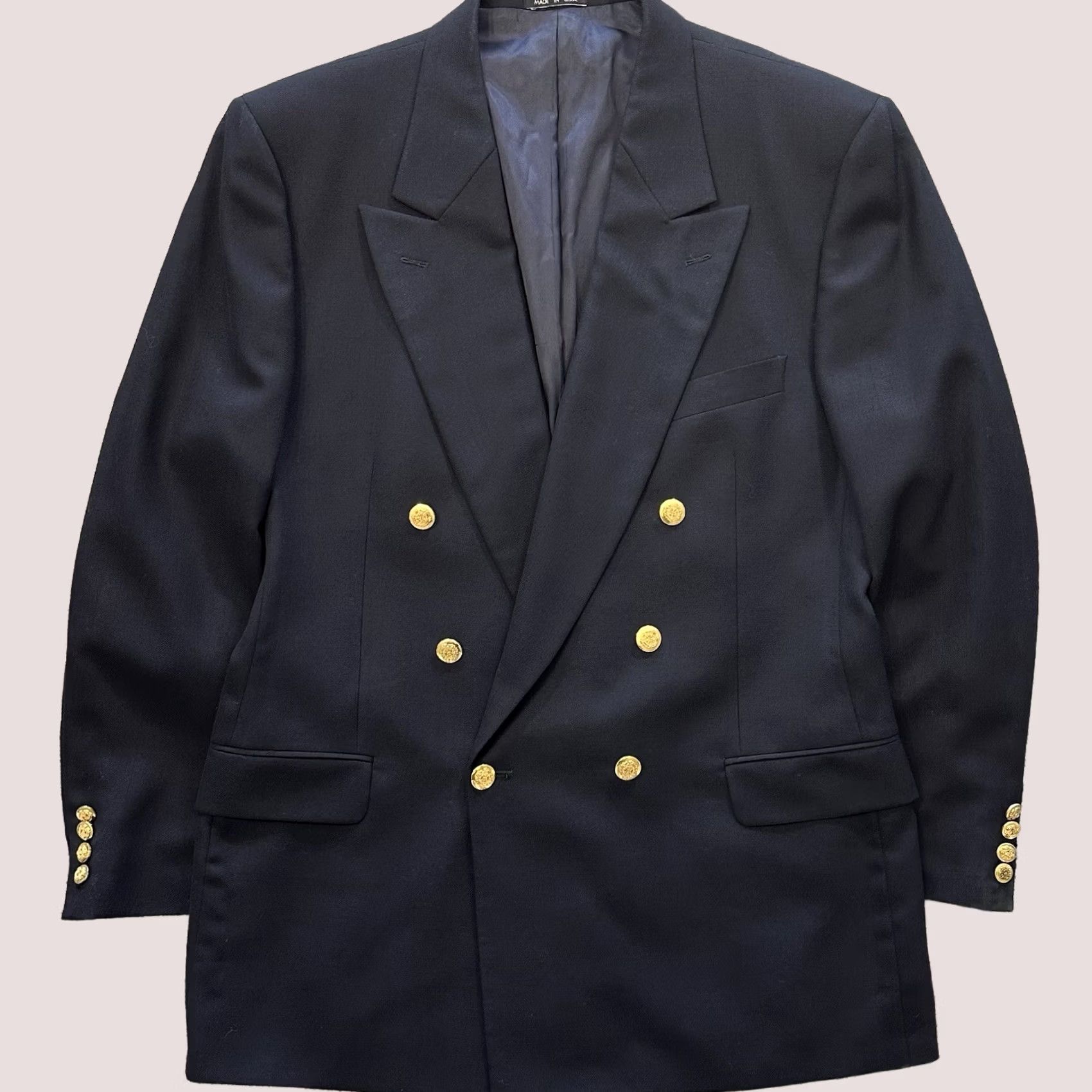 Joseph Abboud Vintage Joseph Abboud Blazer Mens 42L Wool Single-Breasted Blue Jacket Size 42R - 1 Thumbnail