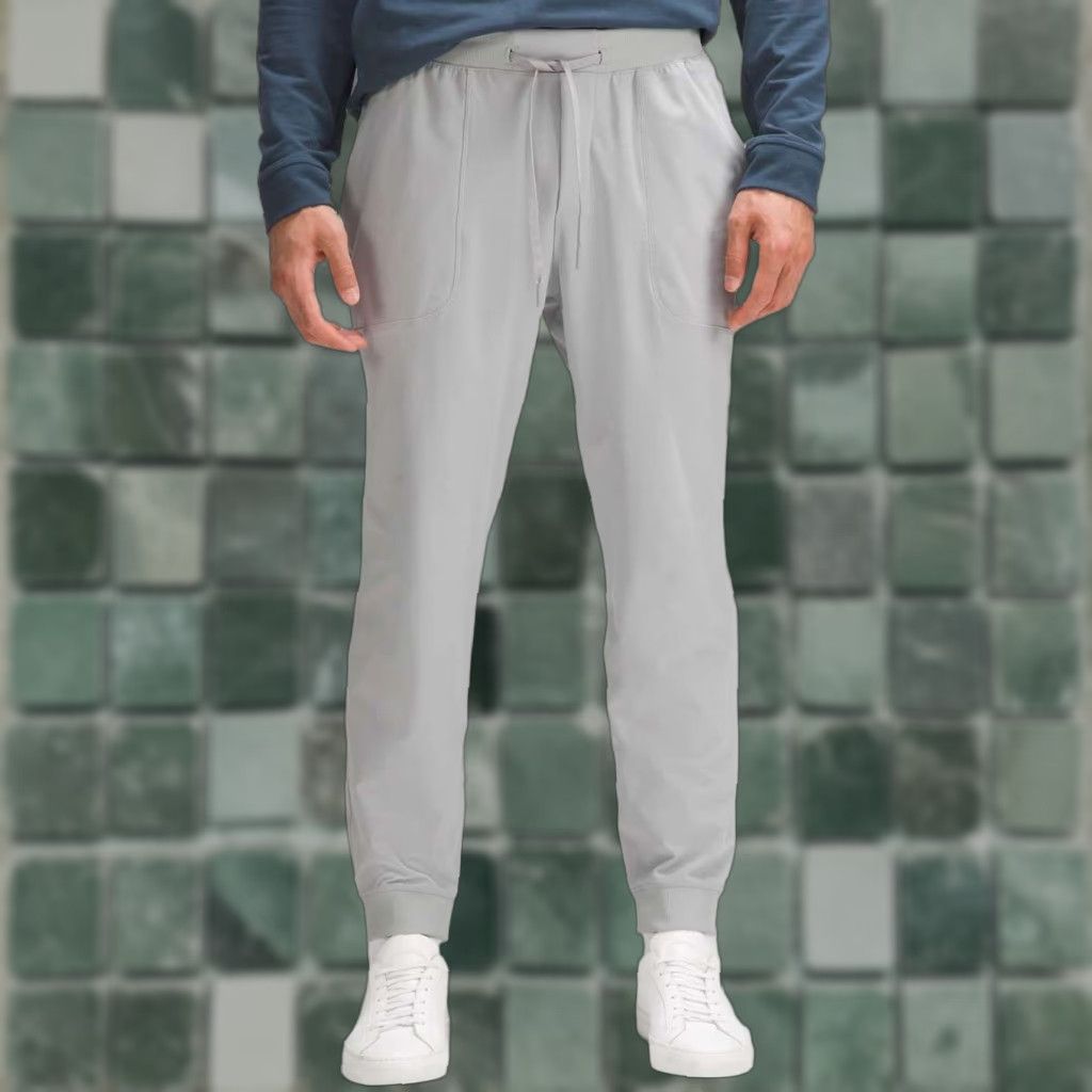 Lululemon Lululemon ABC Warpstreme Performance Joggers in Silver Drop Men 2XL NWT Gray Size US 39 - 1 Thumbnail