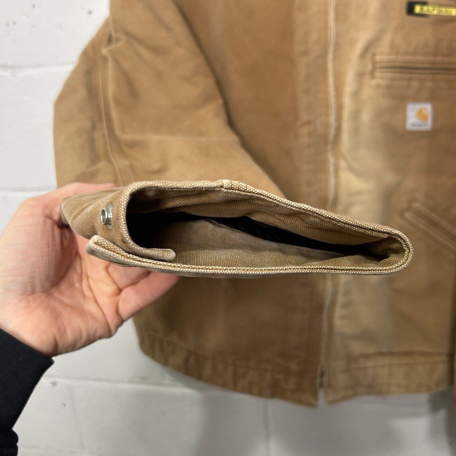 Carhartt Vintage Carhartt Blanket-Lined Detroit Jacket “Brown” J01 Size US XXL / EU 58 / 5 - 6 Thumbnail