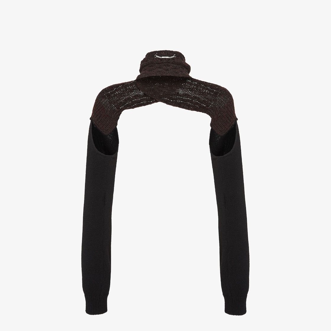 Fendi o1s1wg110326 Shrug in Brown/Black Size S / US 4 / IT 40 - 2 Thumbnail
