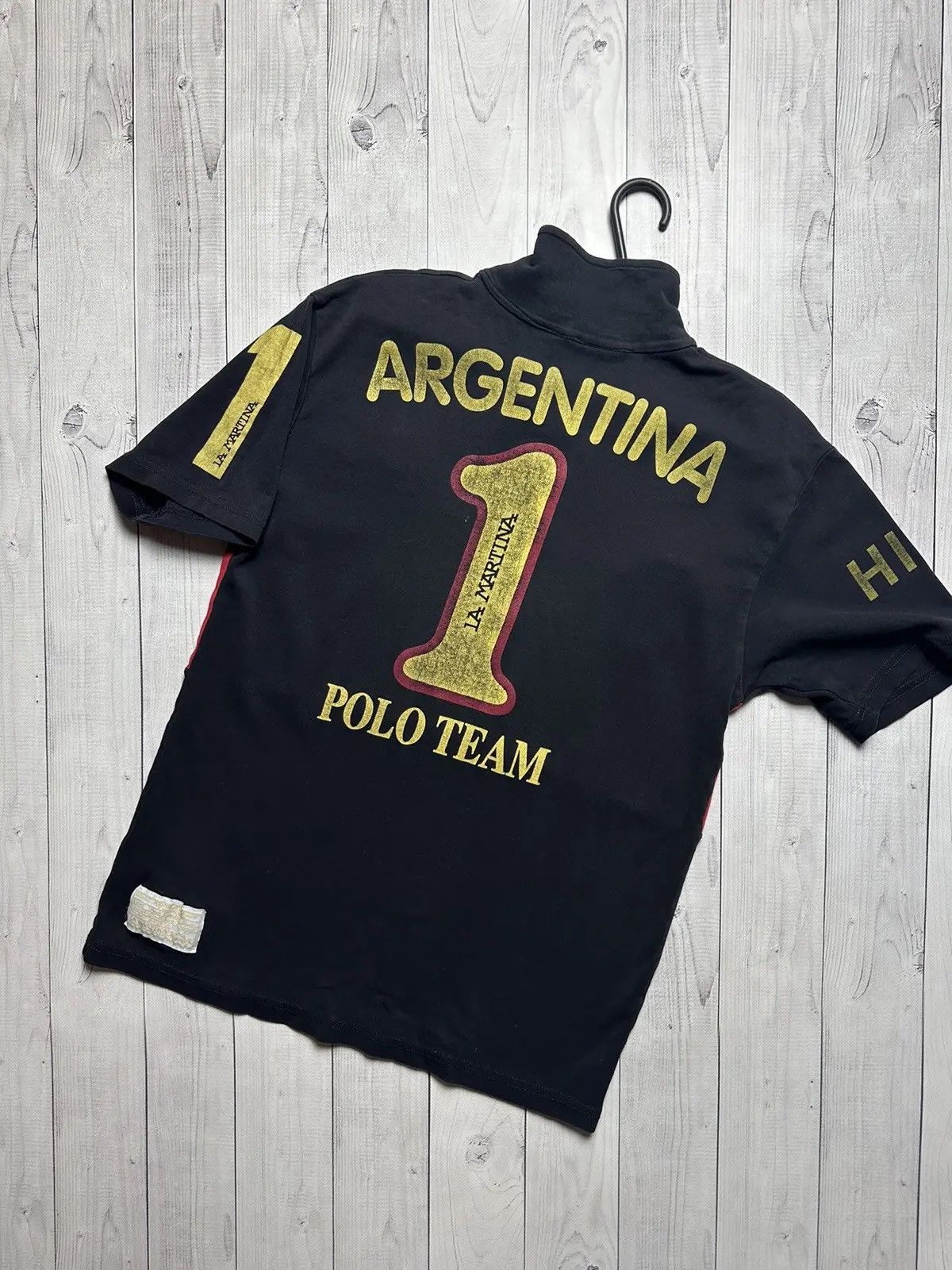 La Martina Vintage polo Team La Martina Argentina number 1 big logo L Size US L / EU 52-54 / 3 - 2 Thumbnail