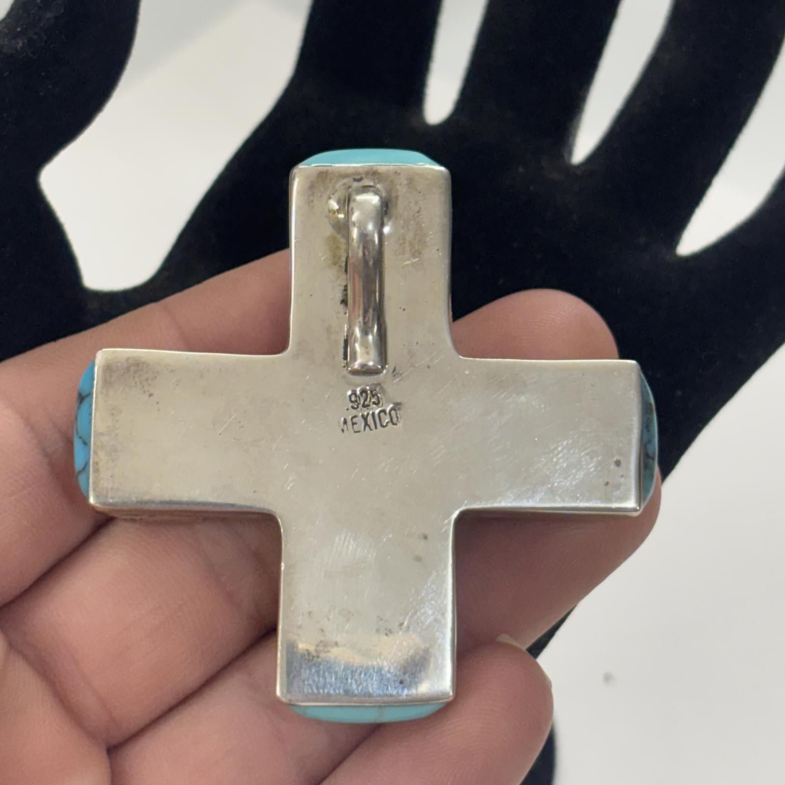 Other Vtg Sterling Southwestern Cross pendant Size ONE SIZE - 3 Thumbnail