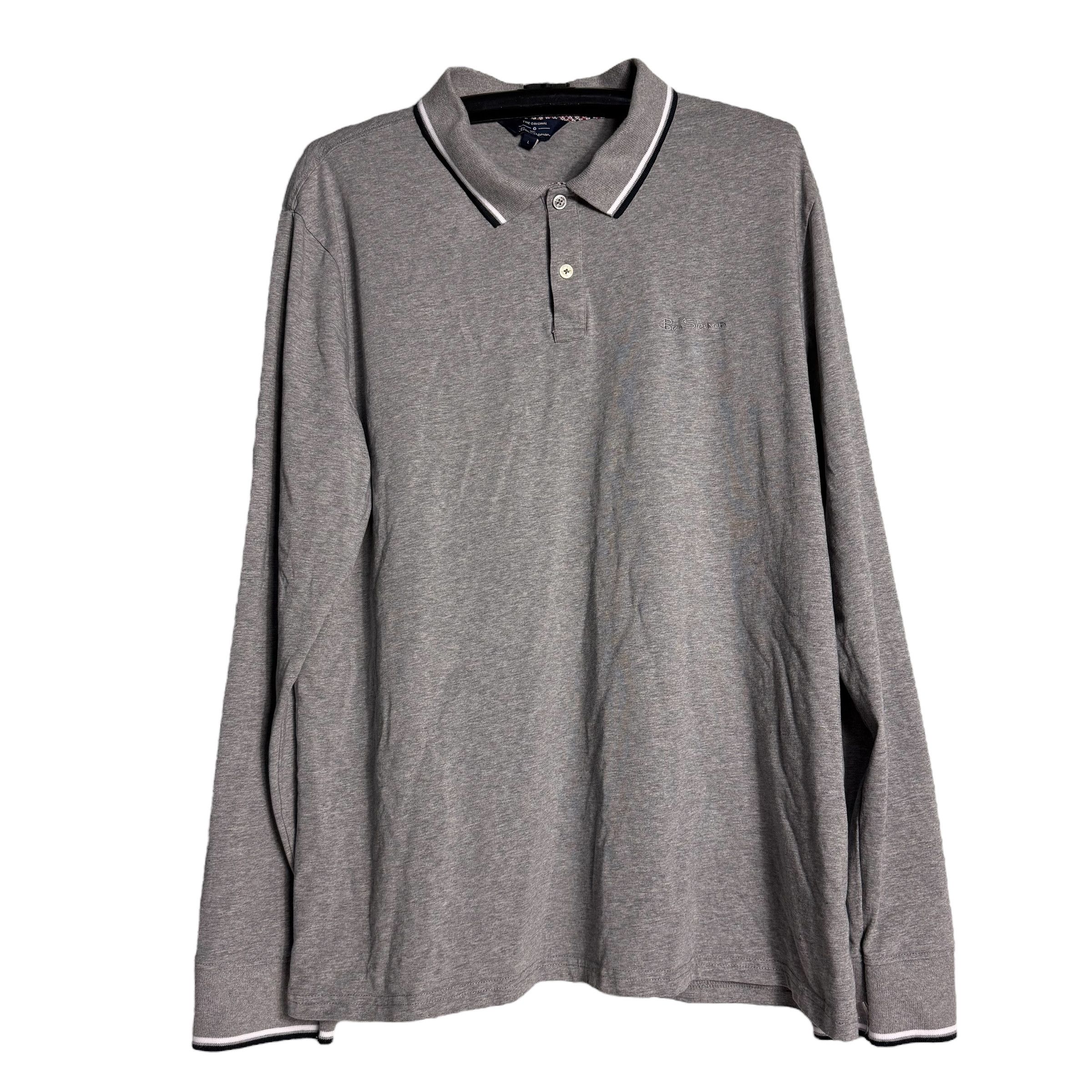 Ben Sherman 🔥RARE🔥Vintage Ben Sherman L/Sleeve Polo Shirt Size US L / EU 52-54 / 3 - 1 Thumbnail