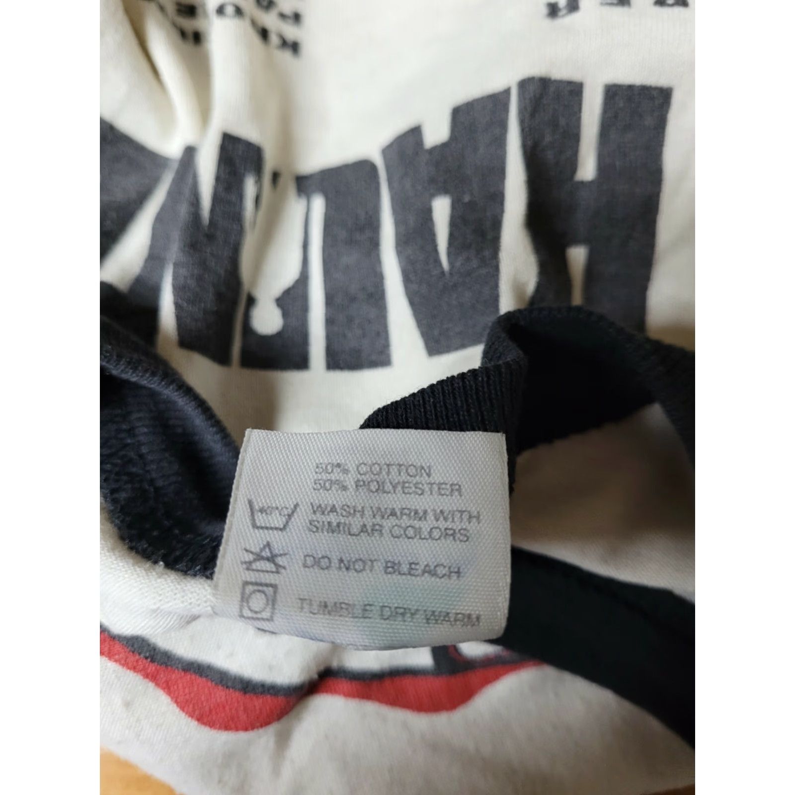 Augusta Sportswear VTG Raglan Jersey Shirt The Haunted Swedish Death Metal Band XL 2001 Mens Graphic Tee White Cotton Blend Augusta Sportswear 3/4 Sleeve Size US XL / EU 56 / 4 - 6 Thumbnail