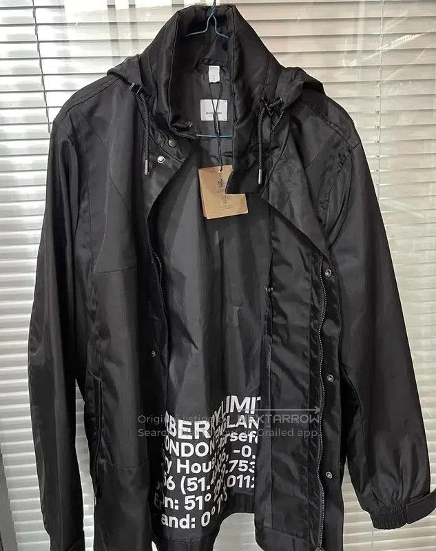 Burberry Burberry Black Short Hooded Coat for Men. Size US S / EU 44-46 / 1 - 1 Thumbnail