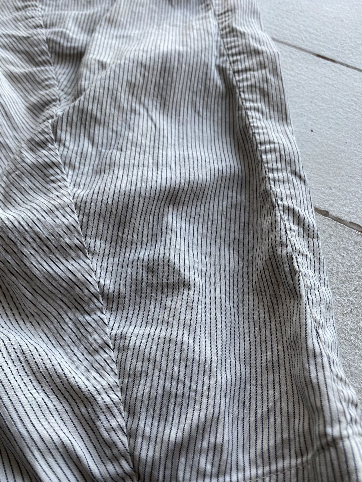 Annette Gortz × Rundholz Gothic Annette Gortz Baggy Relaxed Womens Striped Pants Rare Size 33" - 15 Thumbnail