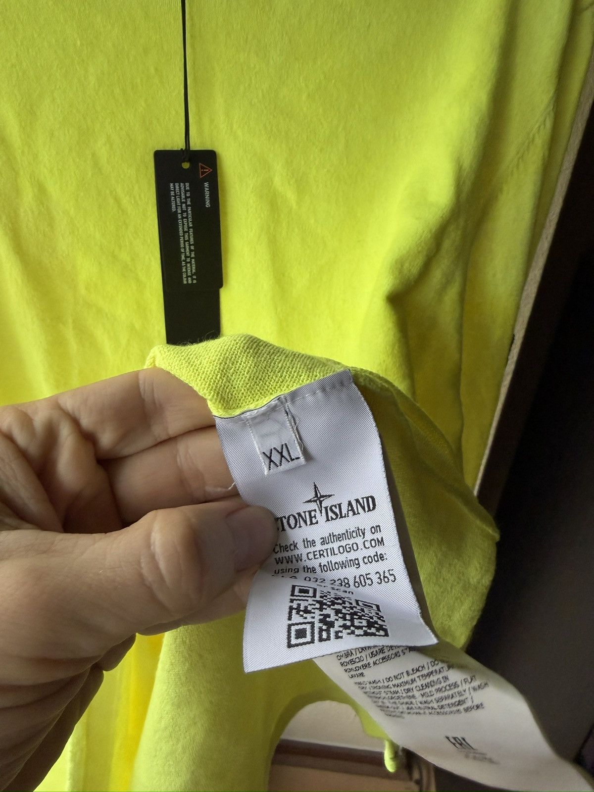 Stone Island Stone island new lime long sleeve Size US XL / EU 56 / 4 - 21 Thumbnail